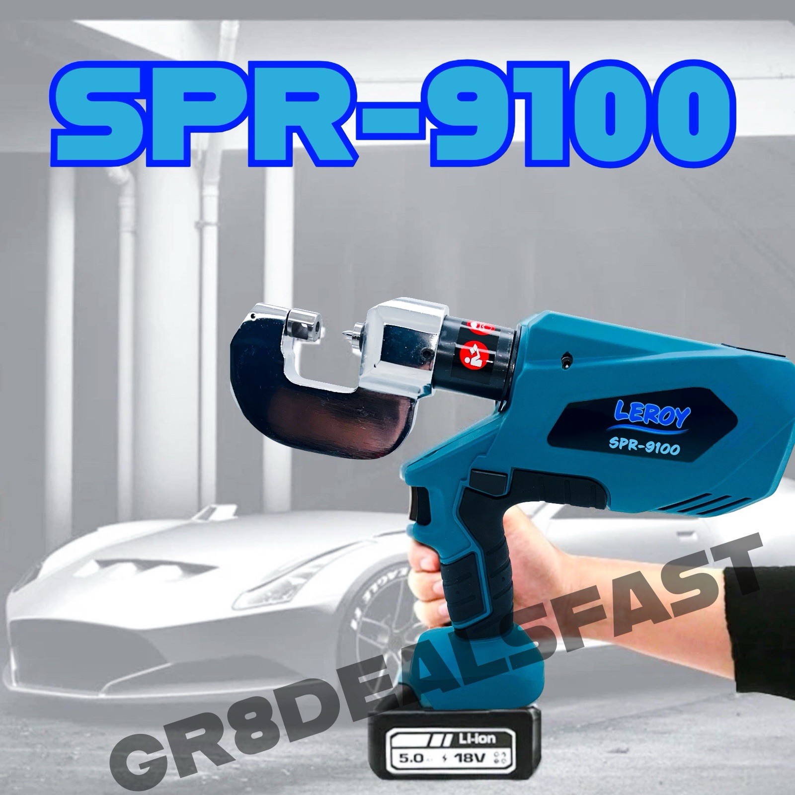 SPR 9100 Aluminum Body Shop Repair Self Piercing Rivet Gun Collision (2 HEADS)