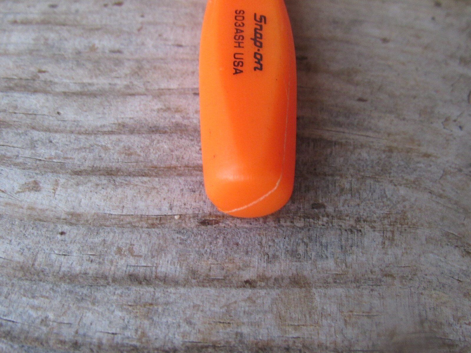 SNAP ON TOOLS SD3ASH ORANGE HARD SCREWDRIVER HANDLE MINI HOOK PICK SD3ASHO USA