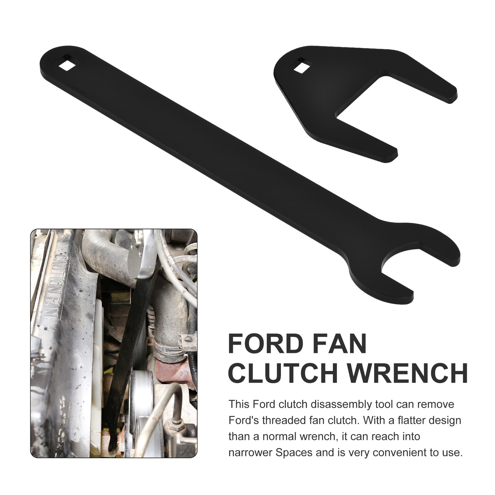 FORD FAN CLUTCH WRENCH SET 36mm & 58mm 4 Remove Replace Fan Assembly Truck E F