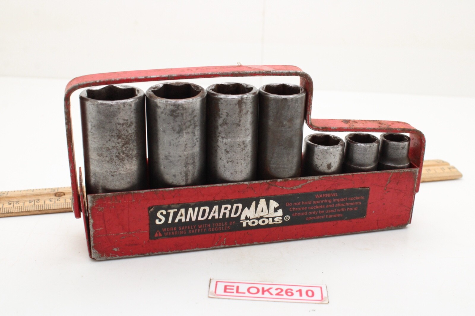MAC Tools XP6 Series 3/8″-3/4″ 3/8″ Drive 7-Piece 6-Point Impact Socket Set USA
