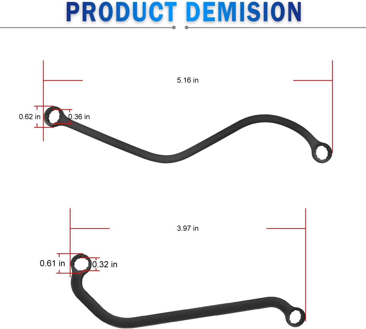 6087 GM Injection Pump Wrench Set For GM Full-Size 2/4WD Trucks/ Vans/ Suburbans