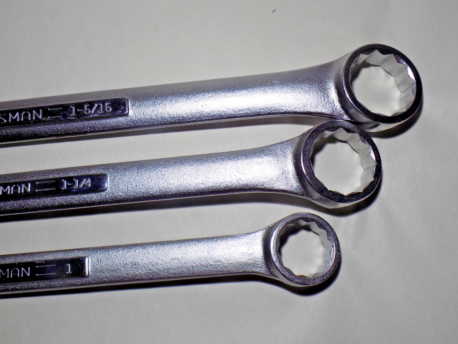 NOS/UNUSED 3 Pc. USA Craftsman -V-,-VV- 15/16″-1 5/16″ Box Wrenches-NEW