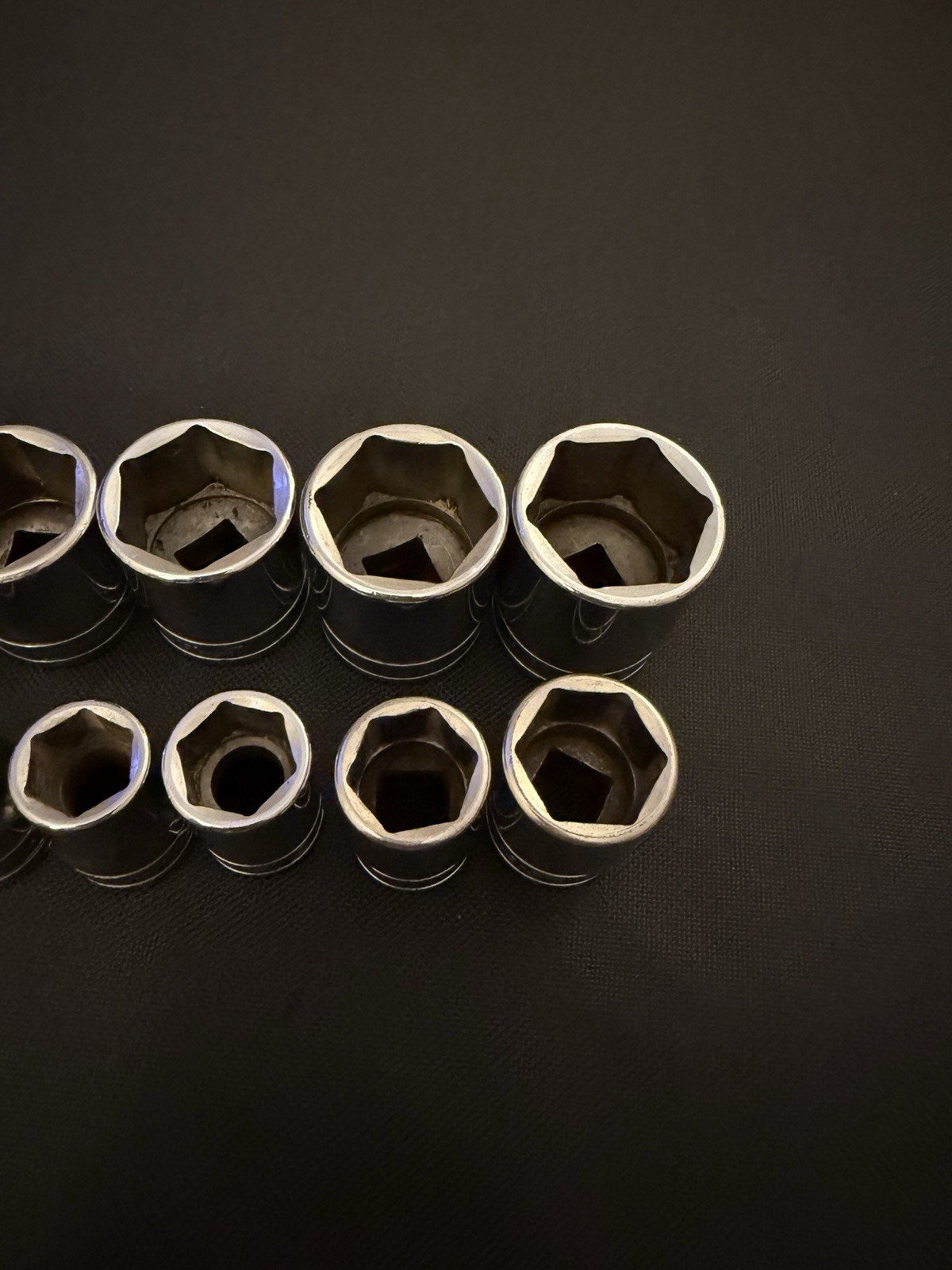 Snap On 13 Piece 1/2 Chrome Socket Set 3/8 – 1 1/8 – TW121A – TW136