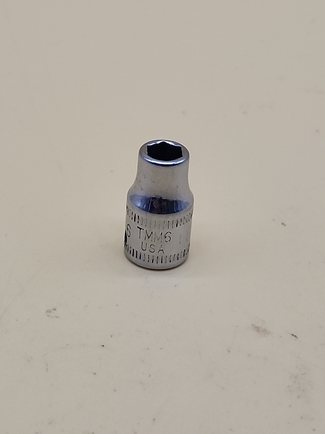 Snap-on Tools TMM6 1/4 Dr 6Pt Metric 6mm Flank Dr Shallow Socket USA
