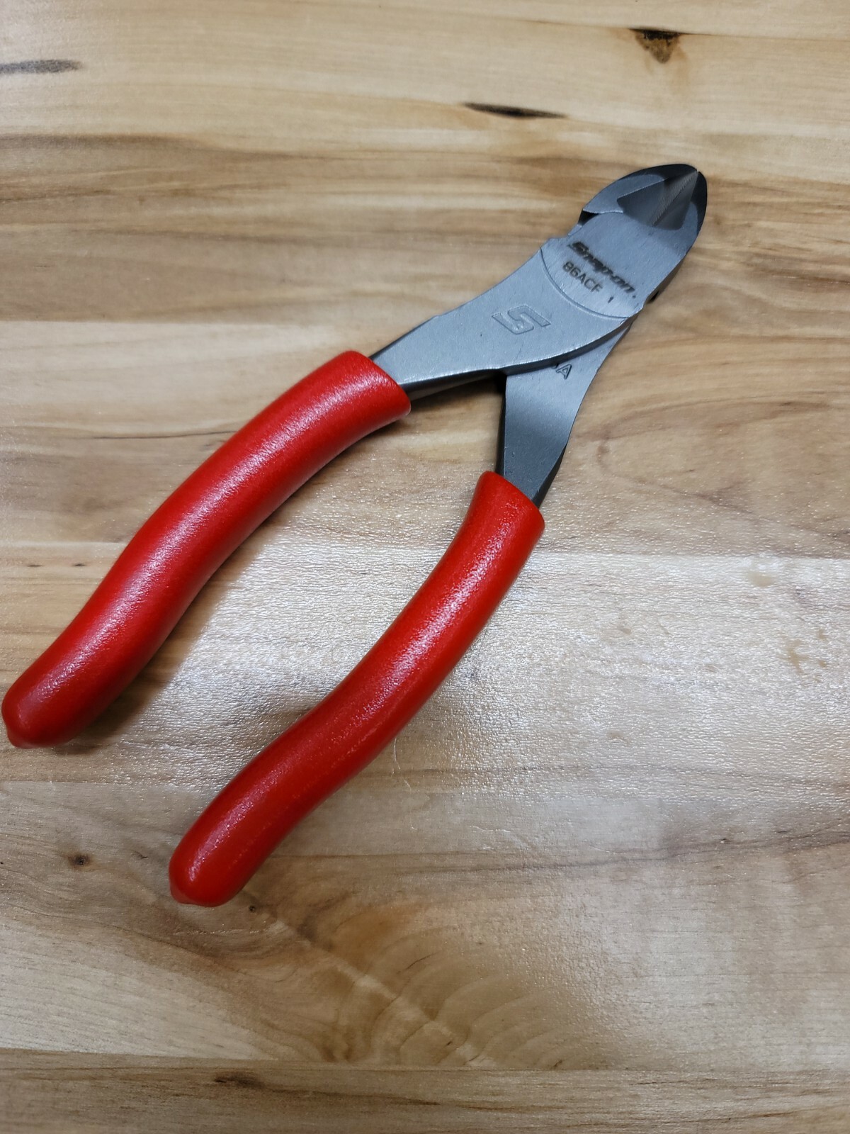 *NEW* Snap On Tools 86ACF RED Comfort Grip Diagonal Cutters FAST & Free Shipping