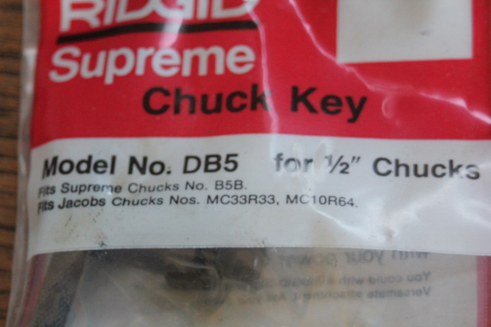 Ridgid Supreme Chuck Key No. DB5 for 1/2″ Chucks