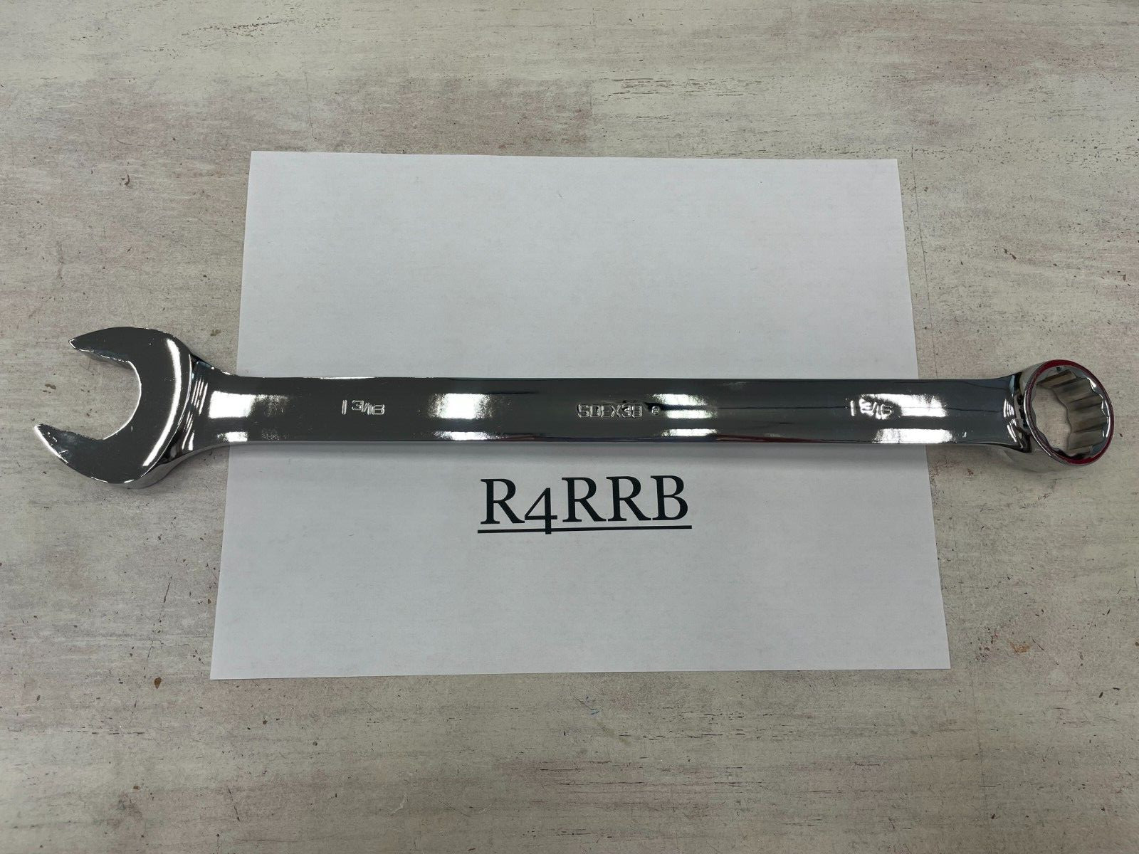 Snap-on Tools USA NEW 1-3/16″ SAE 12 Point Flank Drive PLUS Combo Wrench SOEX38