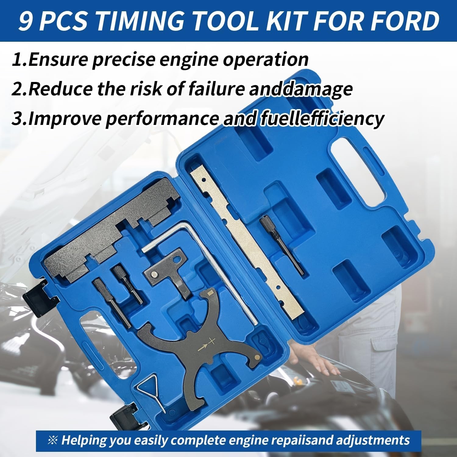 1.5 1.6 Timing Tool Kit Compatible with Ford Fiesta Fusion Escape NEW VERSION
