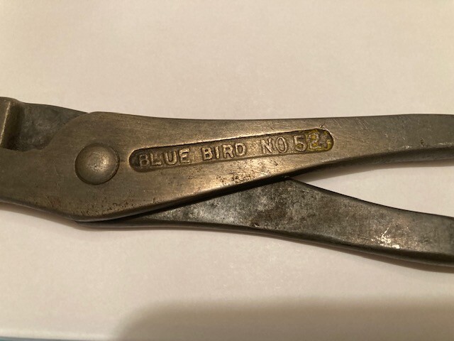 MADE IN USA – Vintage BLUE BIRD #52 7 1/2″ BATTERY TERMINAL PLIERS – FREE SHIP