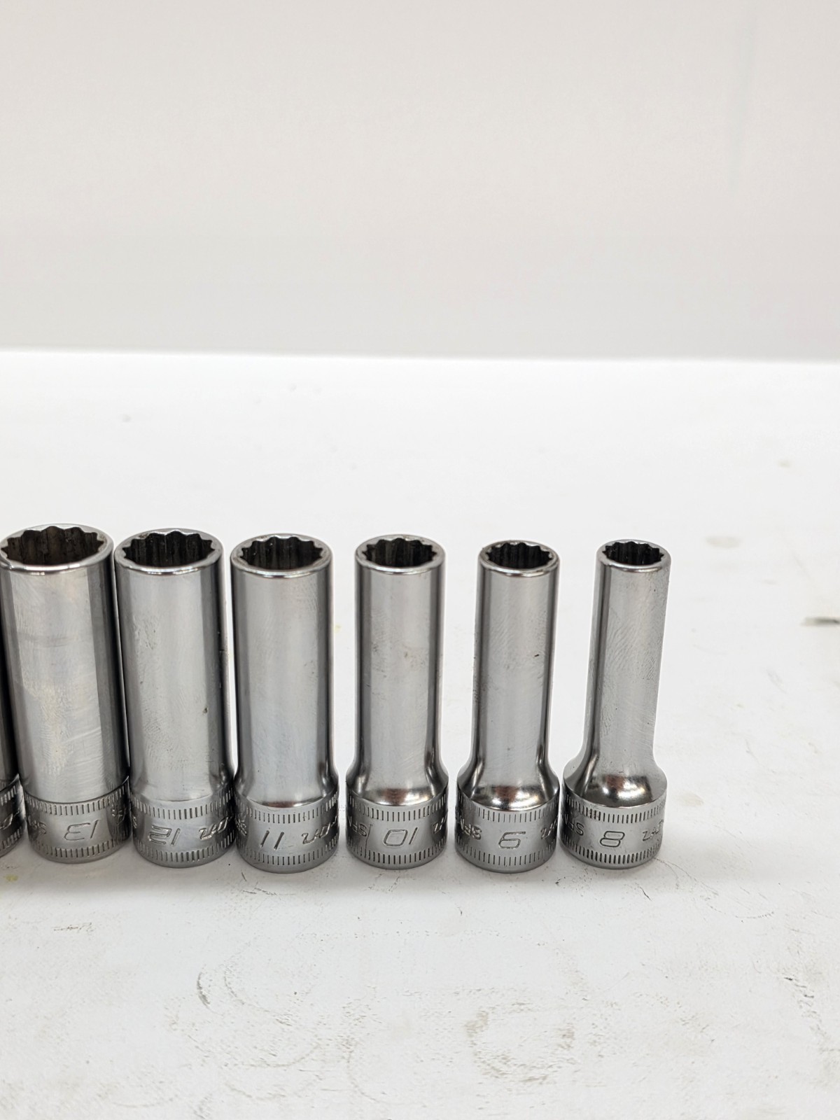 Snap-on Tools Metric 12pt Deep Socket Set 8-19mm 212SFMY