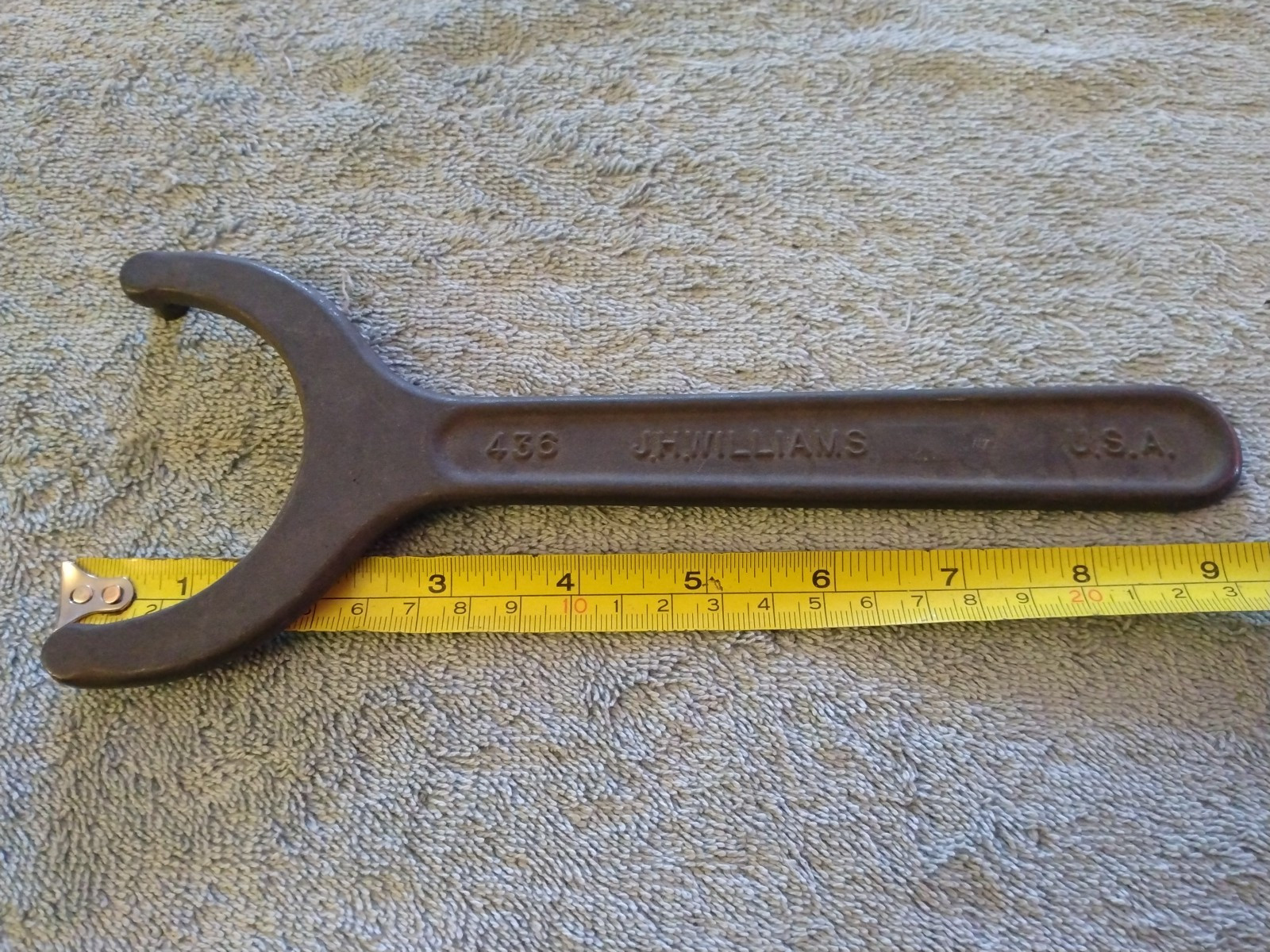 VTG J.H. Williams Spanner Wrench 436 Made In USA