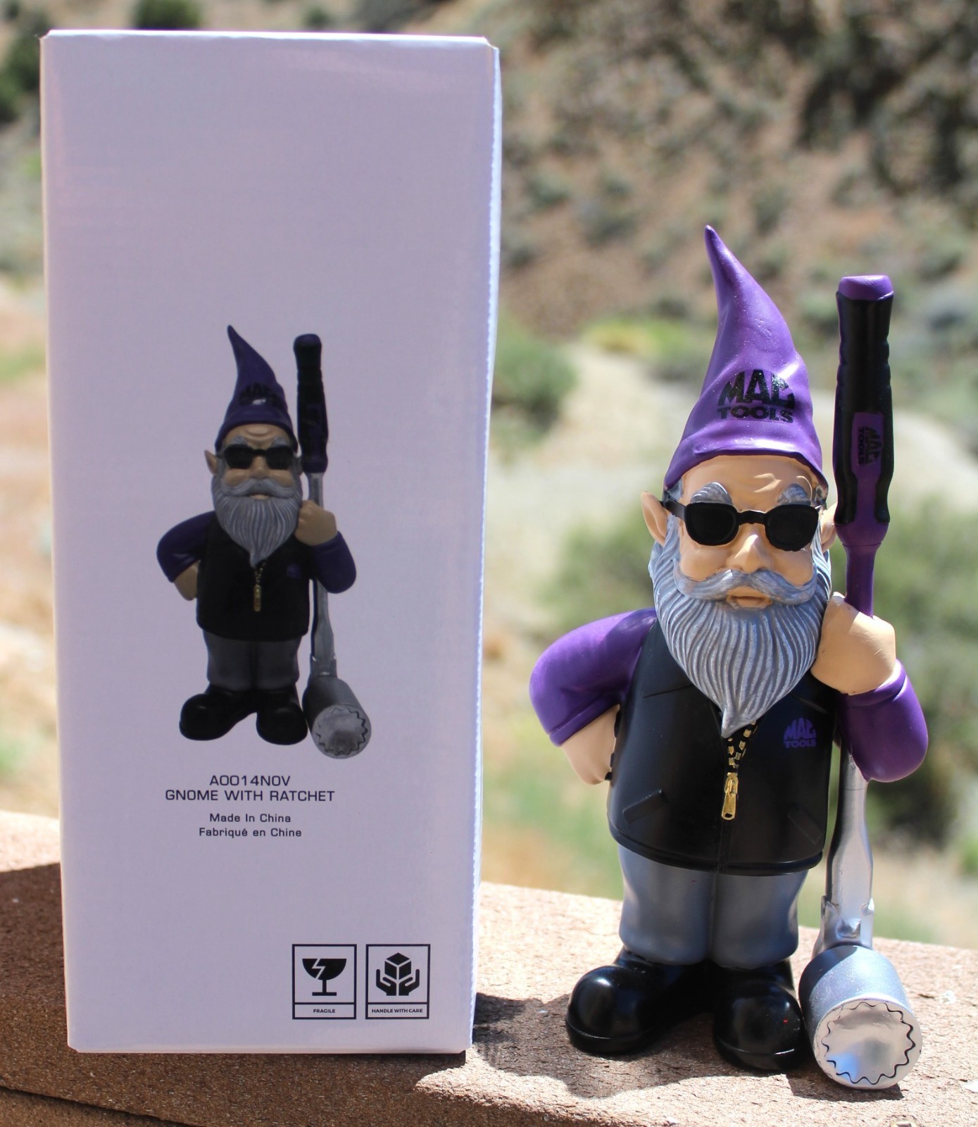 MAC TOOLS – 2026 – GNOME with RATCHET A0014N0V – NEW IN BOX – 8 1/8″ tall PURPLE
