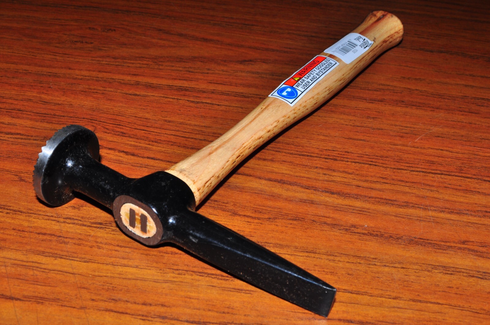 AUTO BODY SHRINKING HAMMER WITH CHISEL HEAD WOOD HANDLE MARTIN153S MADE IN USA