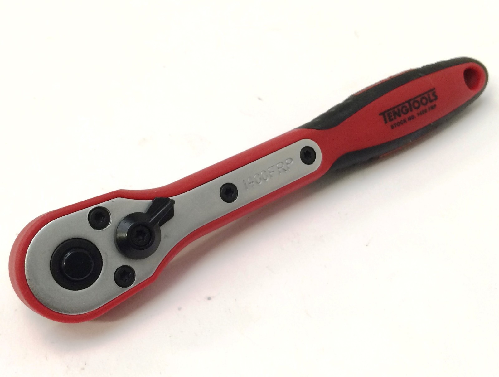 Teng 1/4″ dr. drive button lock QR quick change fibre 6″ / 15cm ratchet 1400FRP