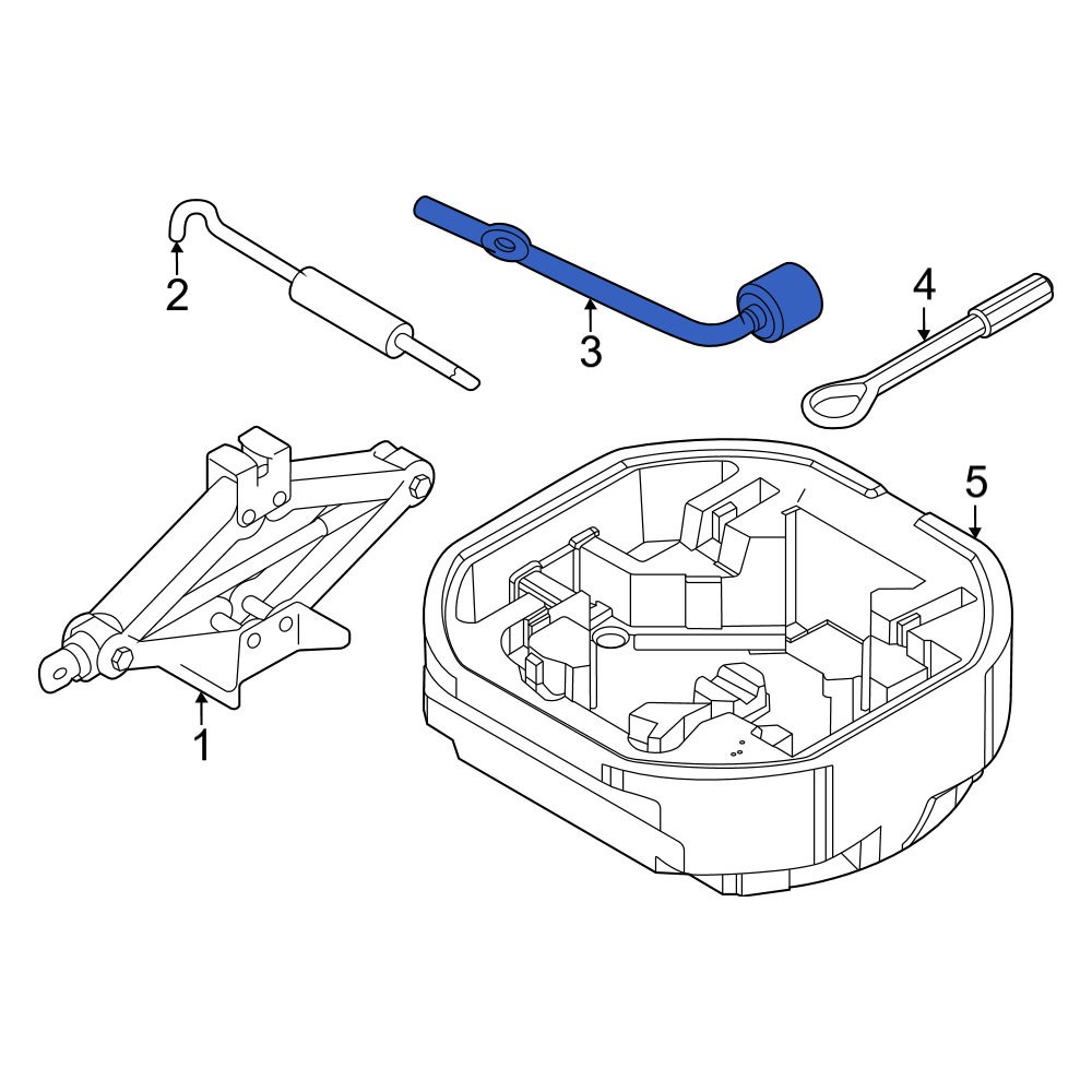 Kia 091313B010 Wheel Lug Wrench