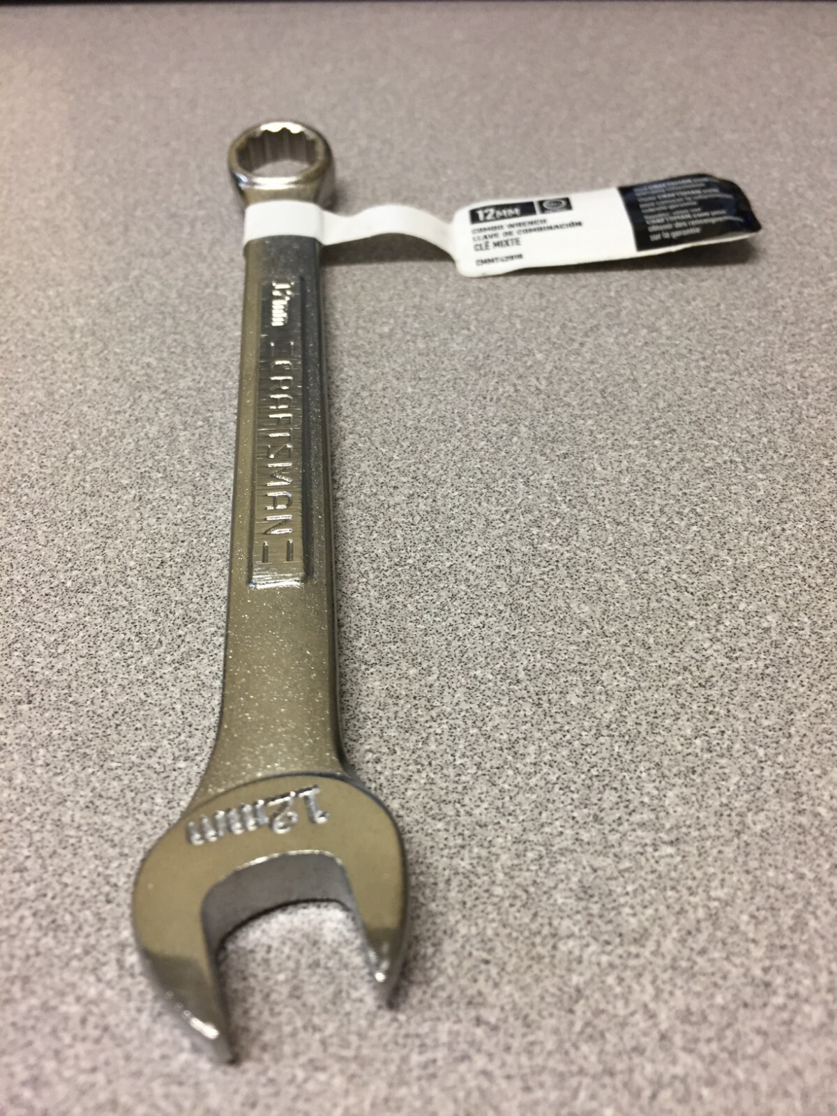 Craftsman CMMT42916 12 mm X 12 mm 12 Point Metric Combination Wrench 5.8 in. L
