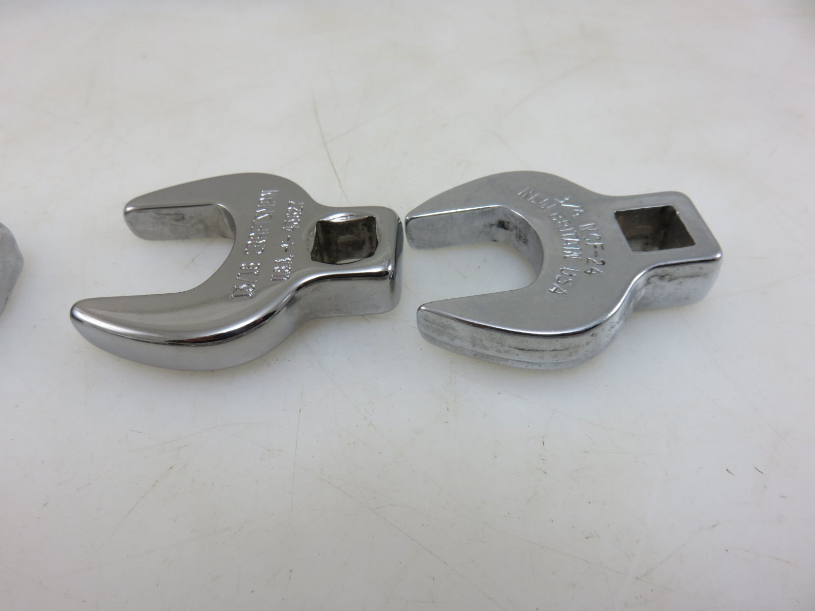 Craftsman -V- & Others Crowfoot Wrench Set 10pc Set 3/8″Dr. 3/8″-1″ Vintage USA