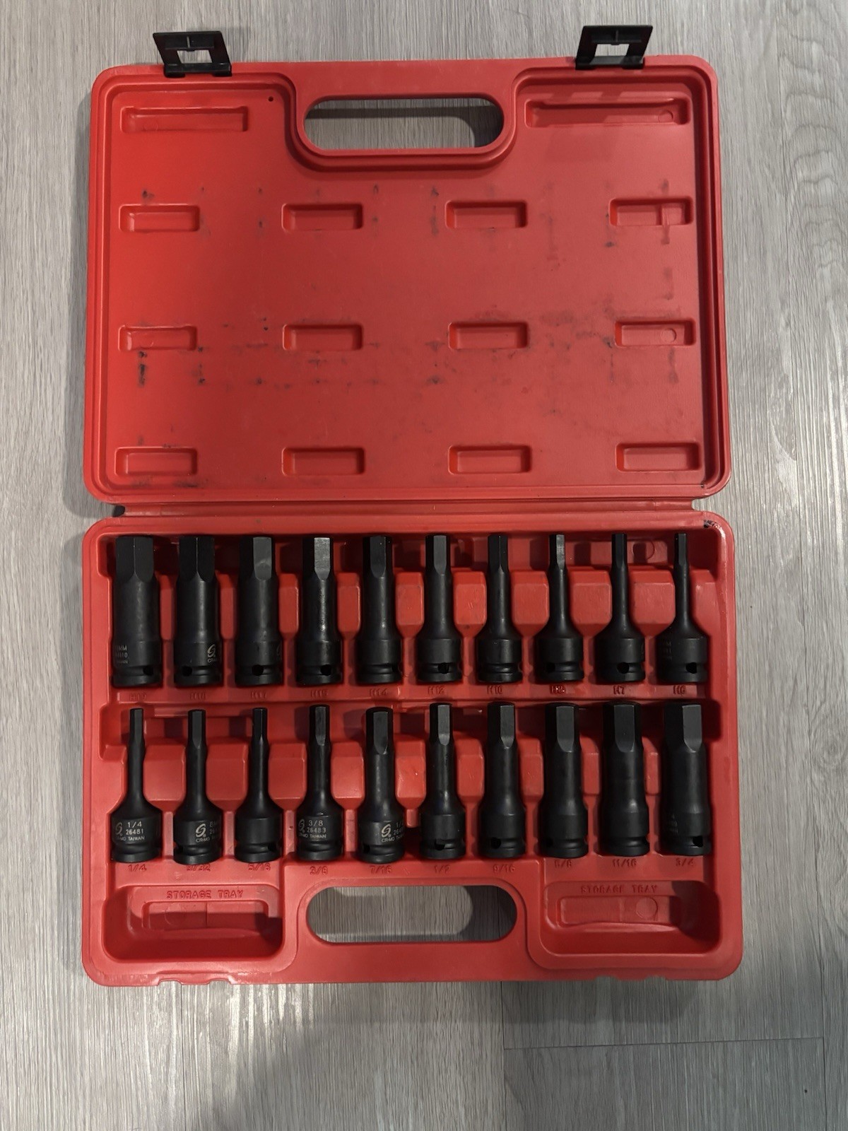 Sunex Tool 2637 20 Piece 1/2″ Drive Impact Hex Driver Master Set