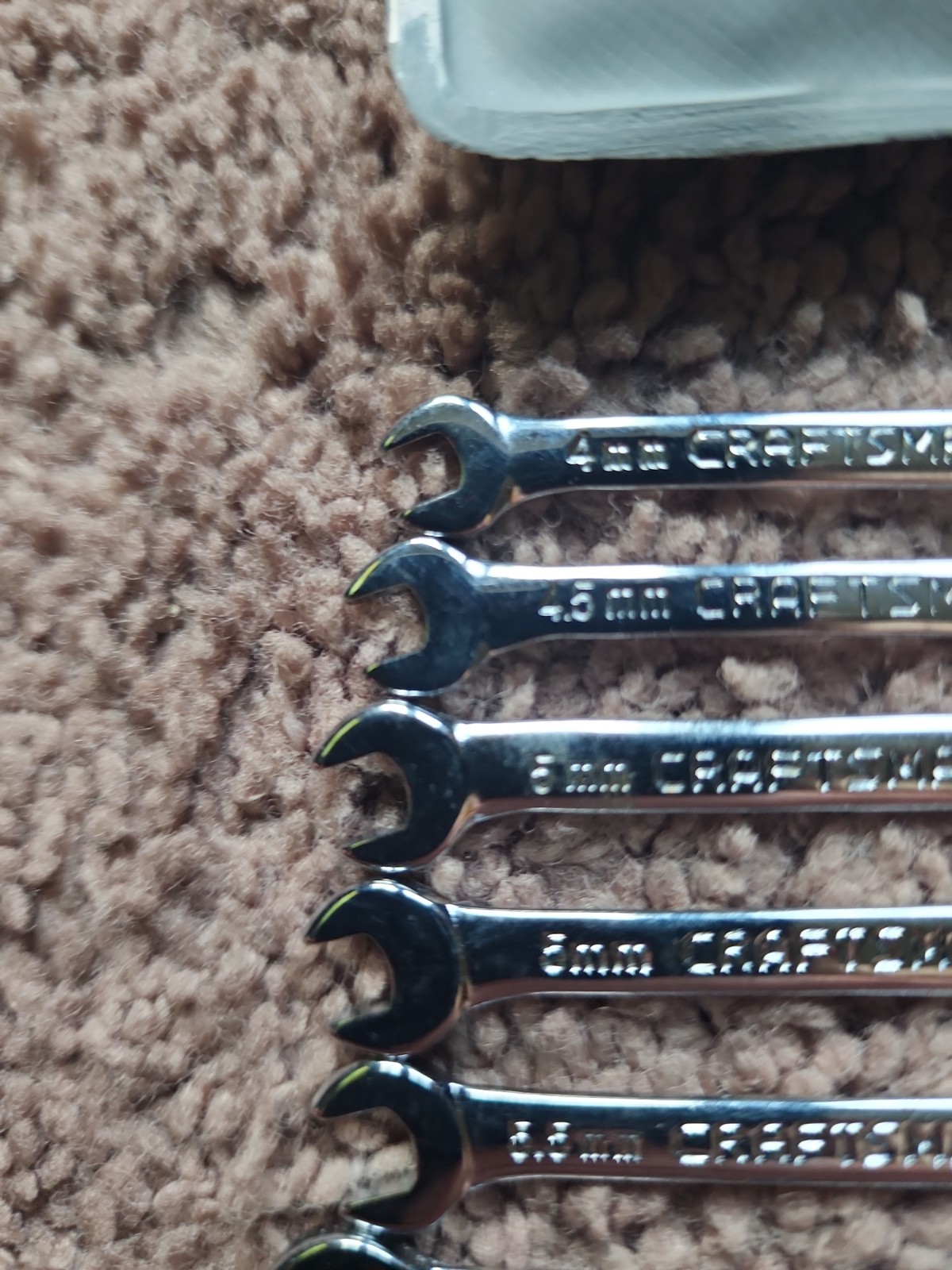 Craftsman 43443 METRIC Ignition Wrench Set 10 Pieces «Super Tuff» Made In USA.