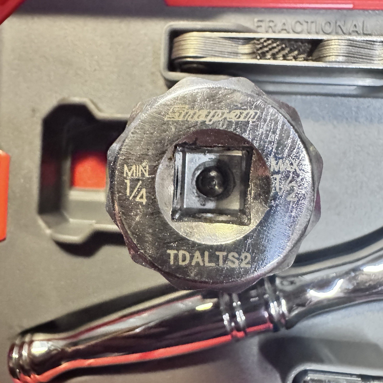 New Snap-on™ TDRSET 7-piece Tap and Die Drive Set EUC