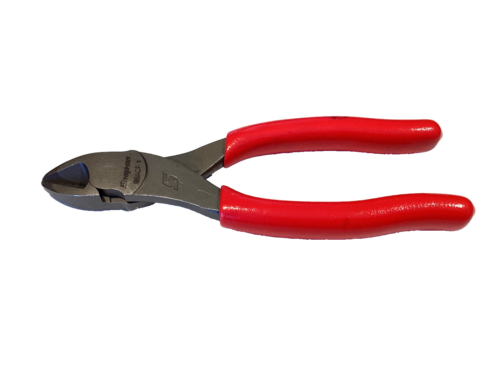 Snap on Tools USA NEW RED Soft Grip Vector Edge Diagonal Cutter Pliers 86ACF