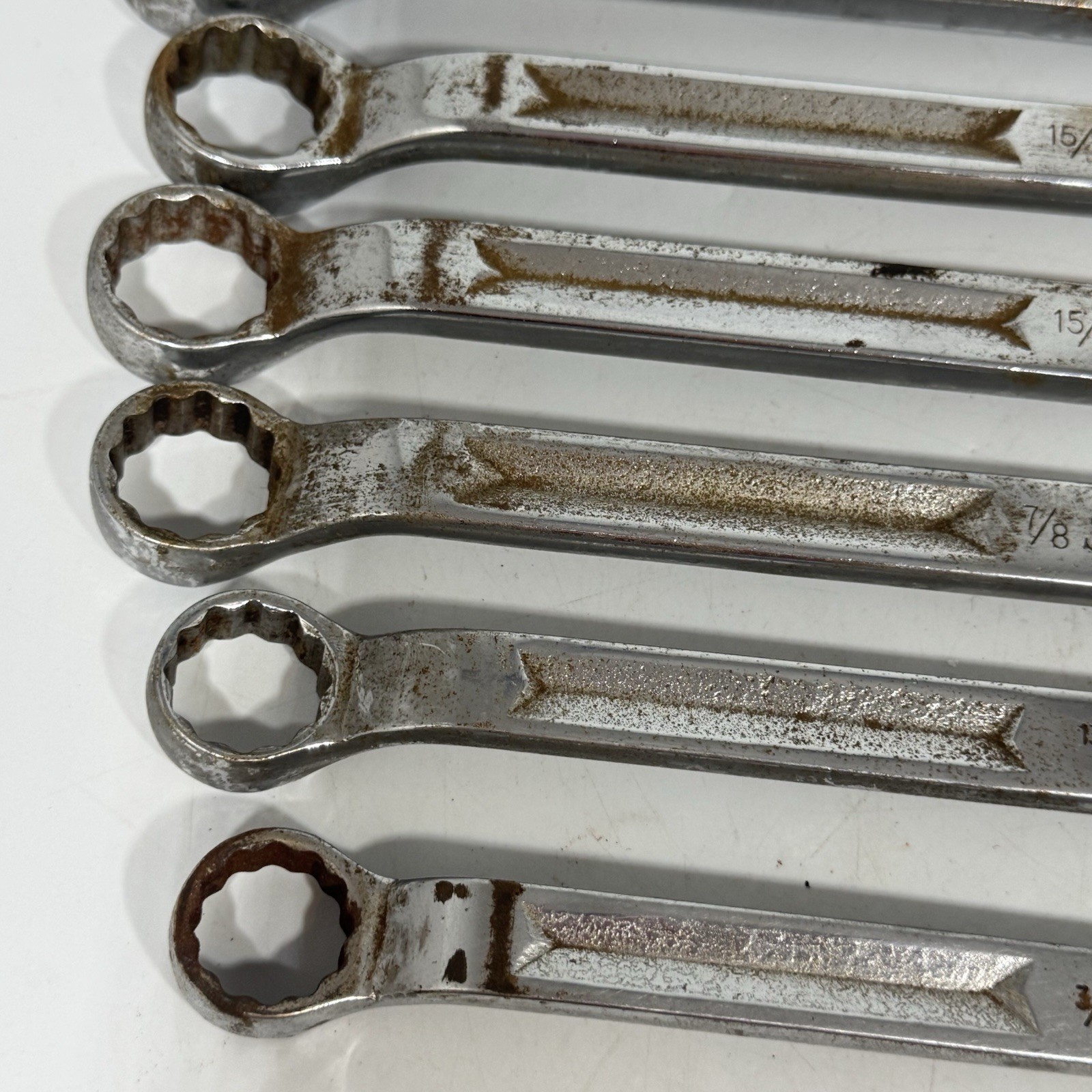 Snap-on Tools XV Series 12-Point SAE Offset Box Wrench Set 7 Pieces