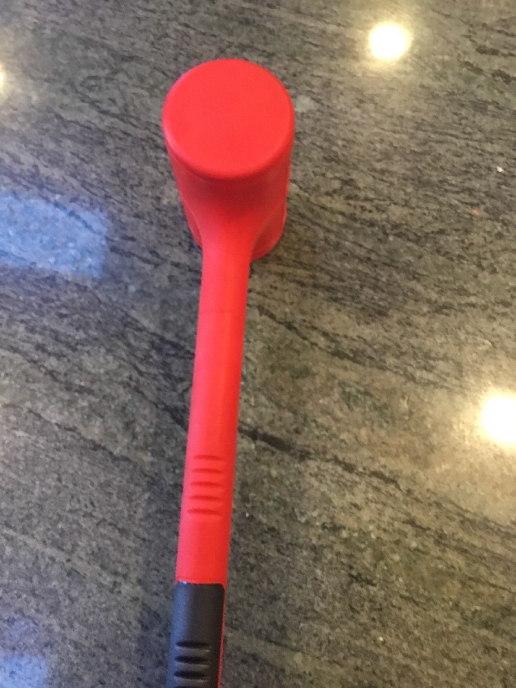 Snap-On hbfe48 dead blow 48-ounce soft grip hammer red