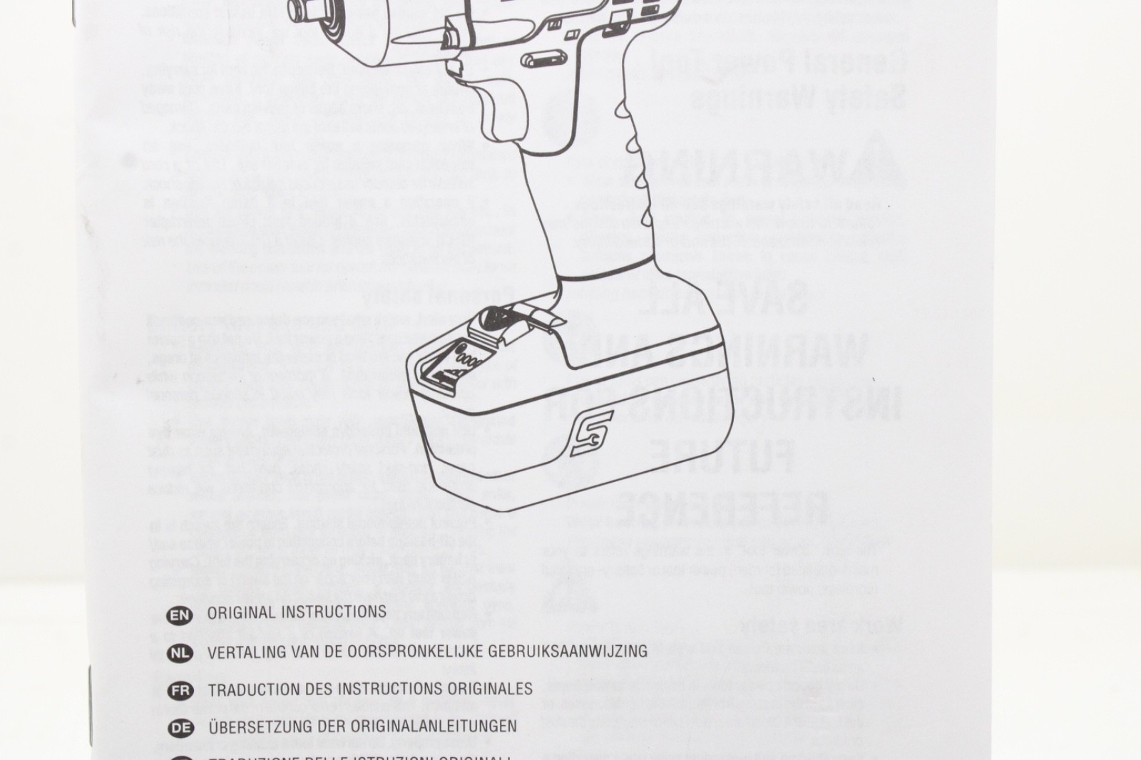 Snap-on ZCT8810ACE Manual Cordless Impact Wrench See Description Original USA