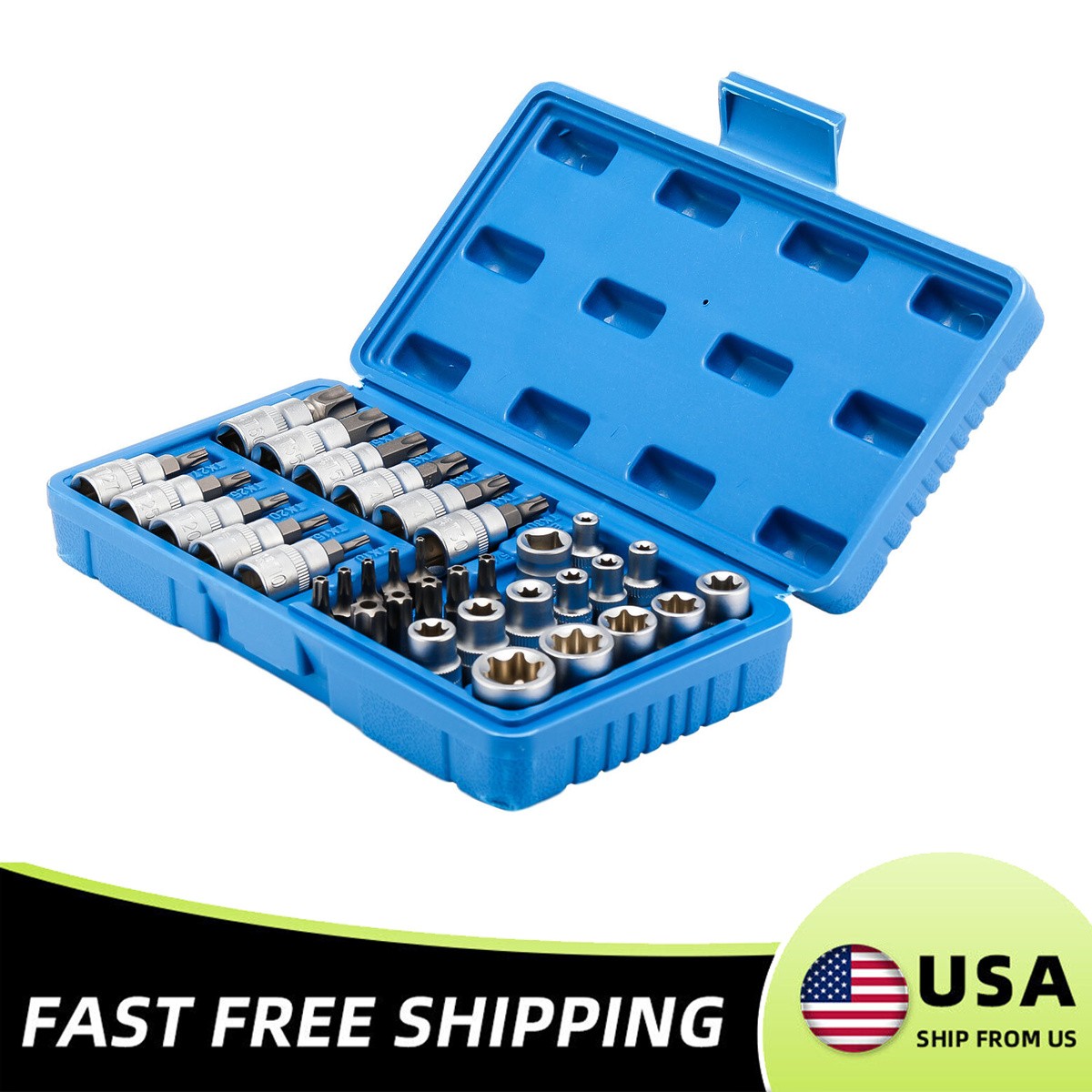 Torx Socket Set inverted torx socket for European Car Tool Star Bit Socket
