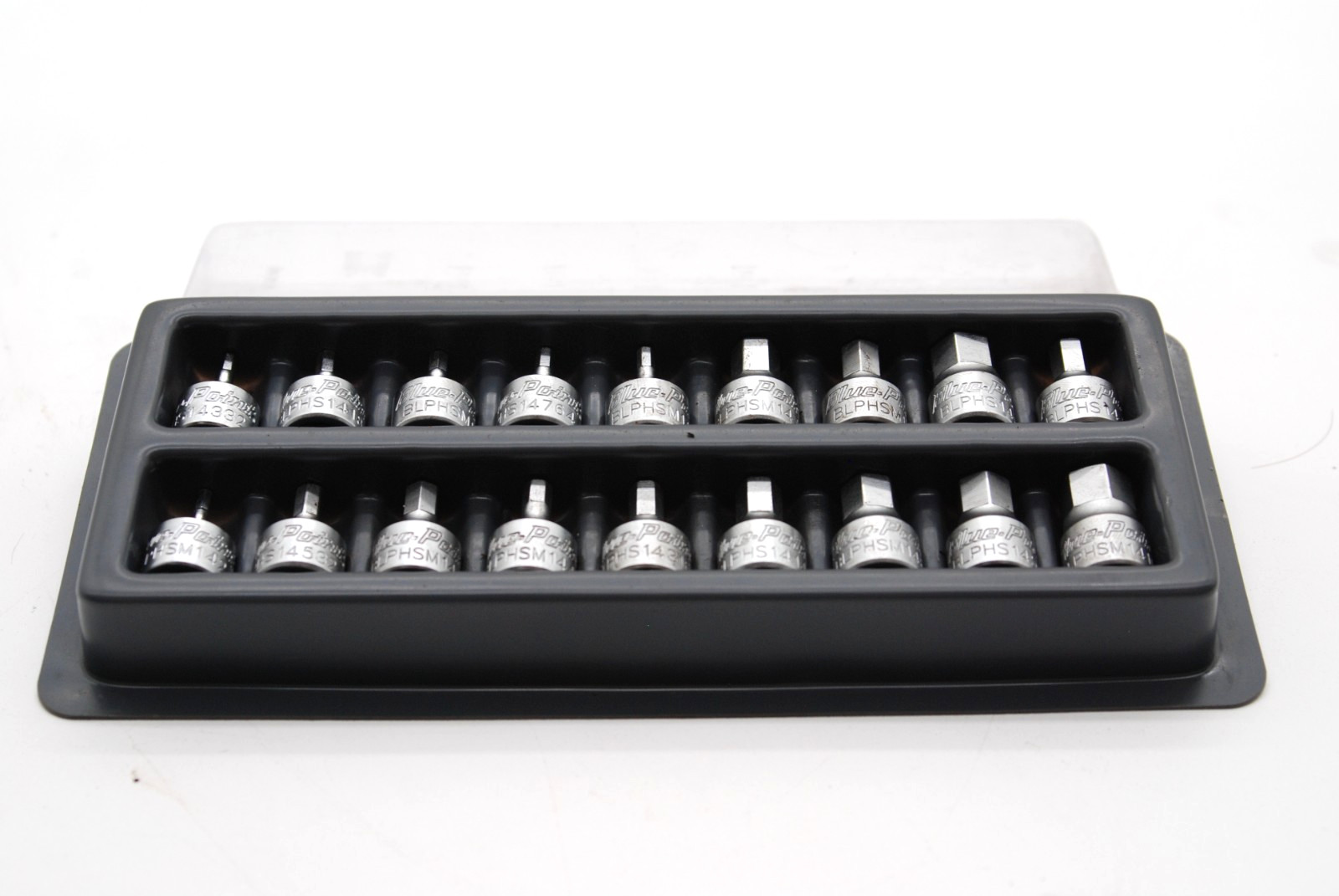 Blue-Point Tools 18pc 1/4″ Stubby Tamper Proof Hex Dirve Set