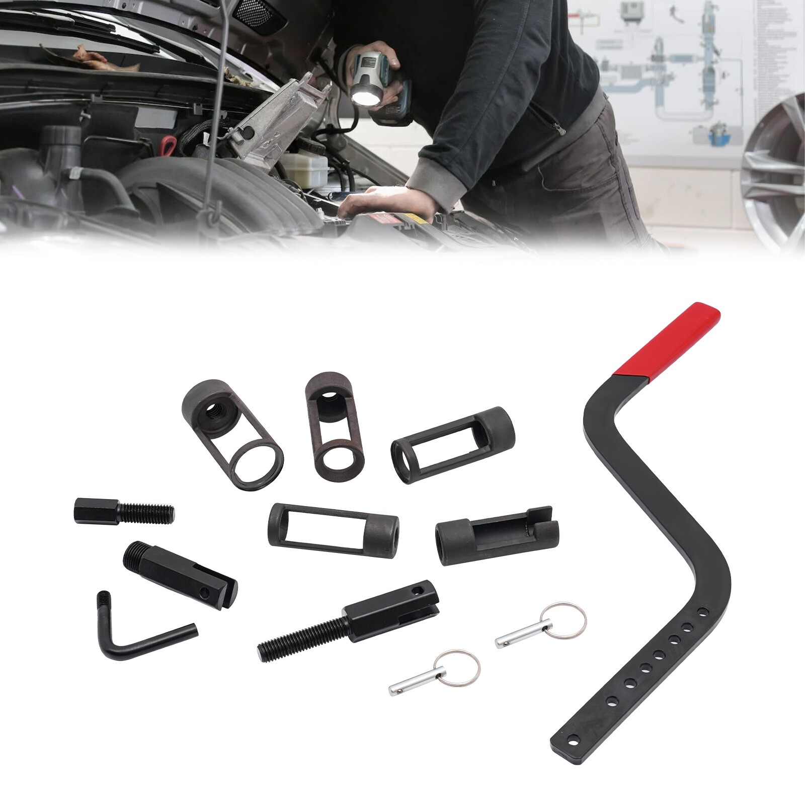 CTA Tools 2112 Valve Spring Compressor Kit Remover &Installer Disassembling Tool