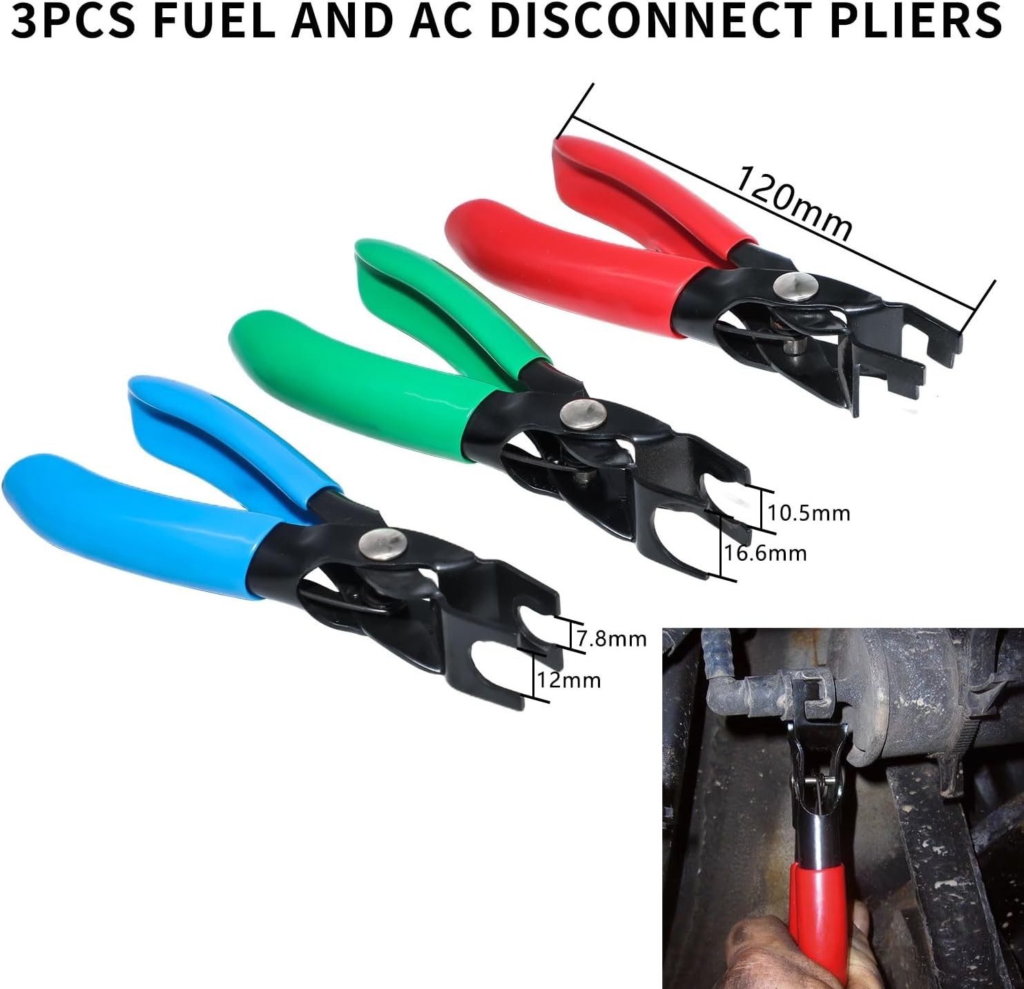 Master Fuel Line Disconnect Tool Set – 29 Pieces for A/C and Transmission Lines