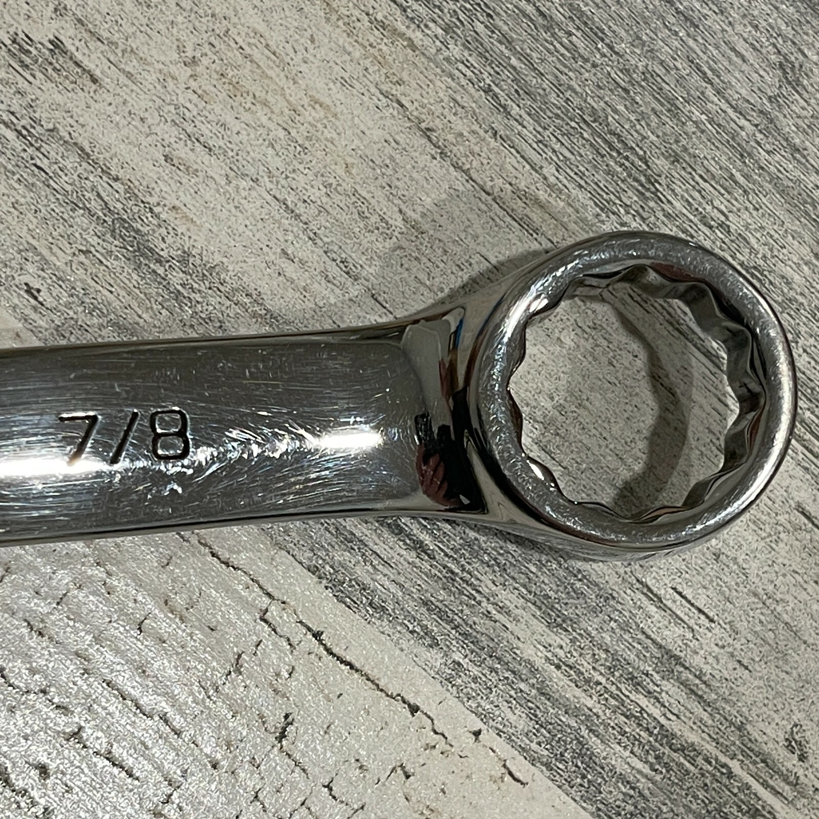 ARMSTRONG 25-228 SAE LONG COMBINATION WRENCH 7/8-INCH 12 POINT USA