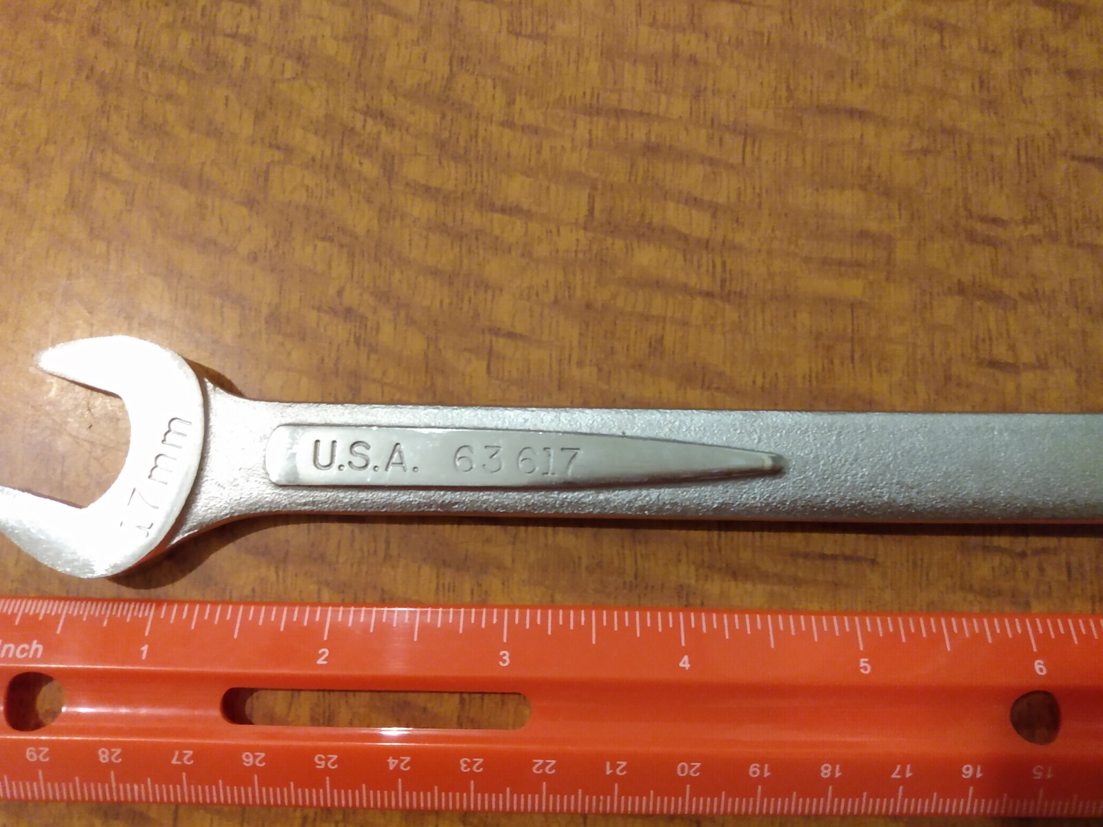 EASCO 17mm Combination Wrench 63617, New Old Stock, U.S.A.