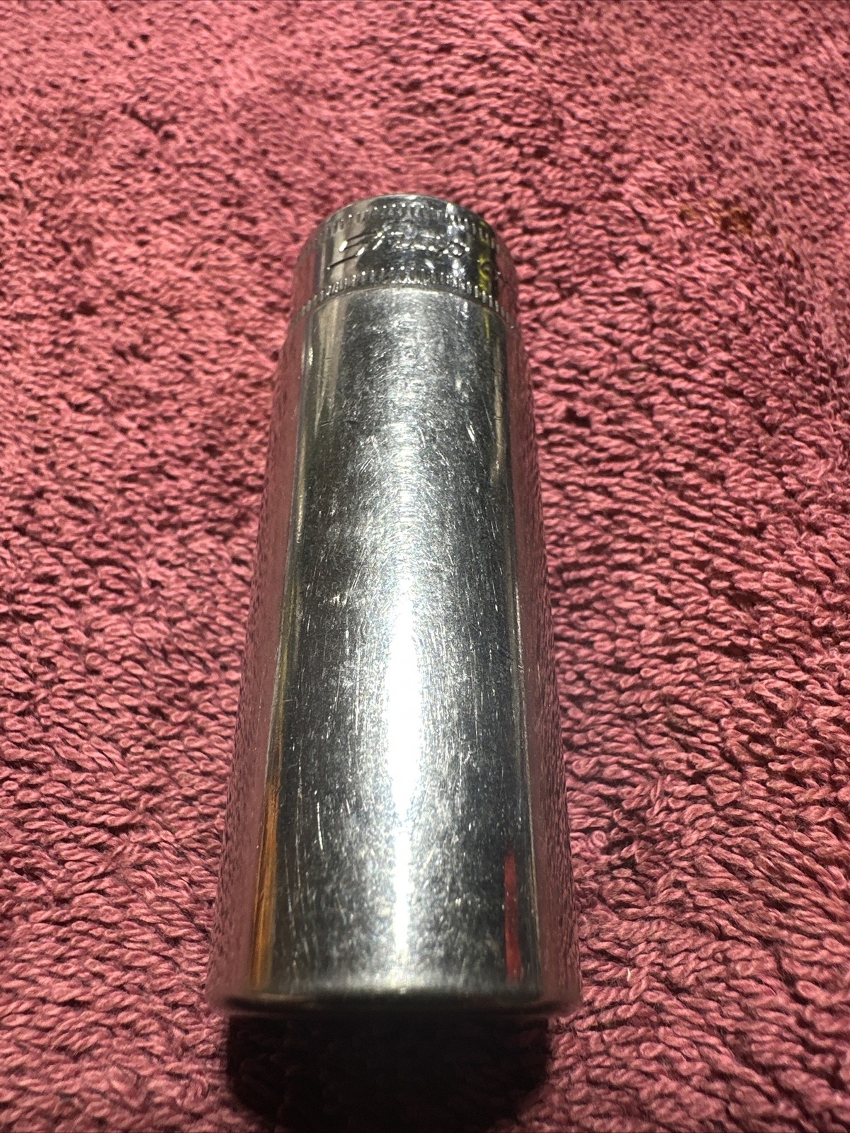 Snap On SFSM18 3/8 Inch Drive 18mm 6 Point Deep Socket Nice!