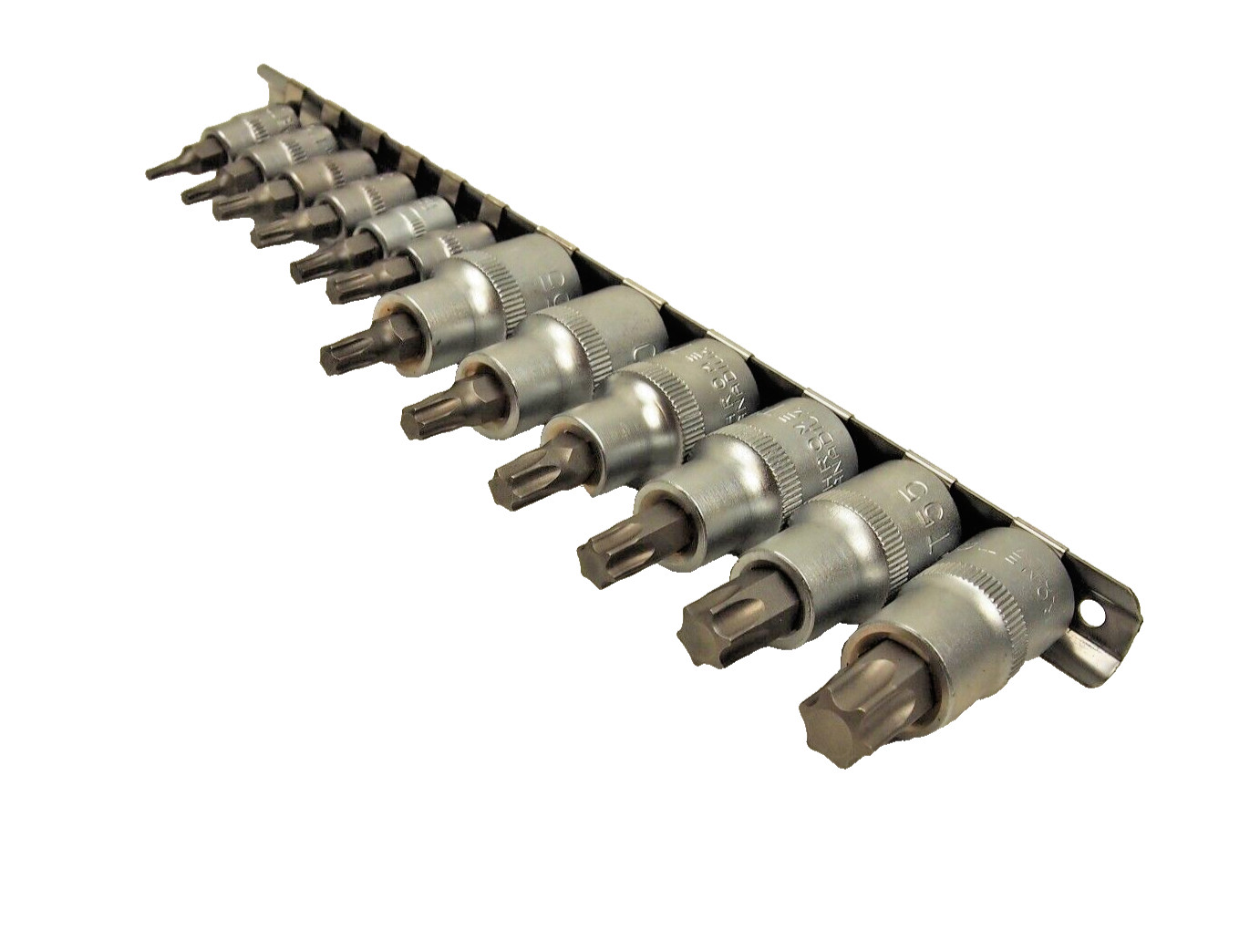 12 PC E Torx Star Male Bit Socket Set 1/2″ 1/4″ Drive T10 -T60 202011