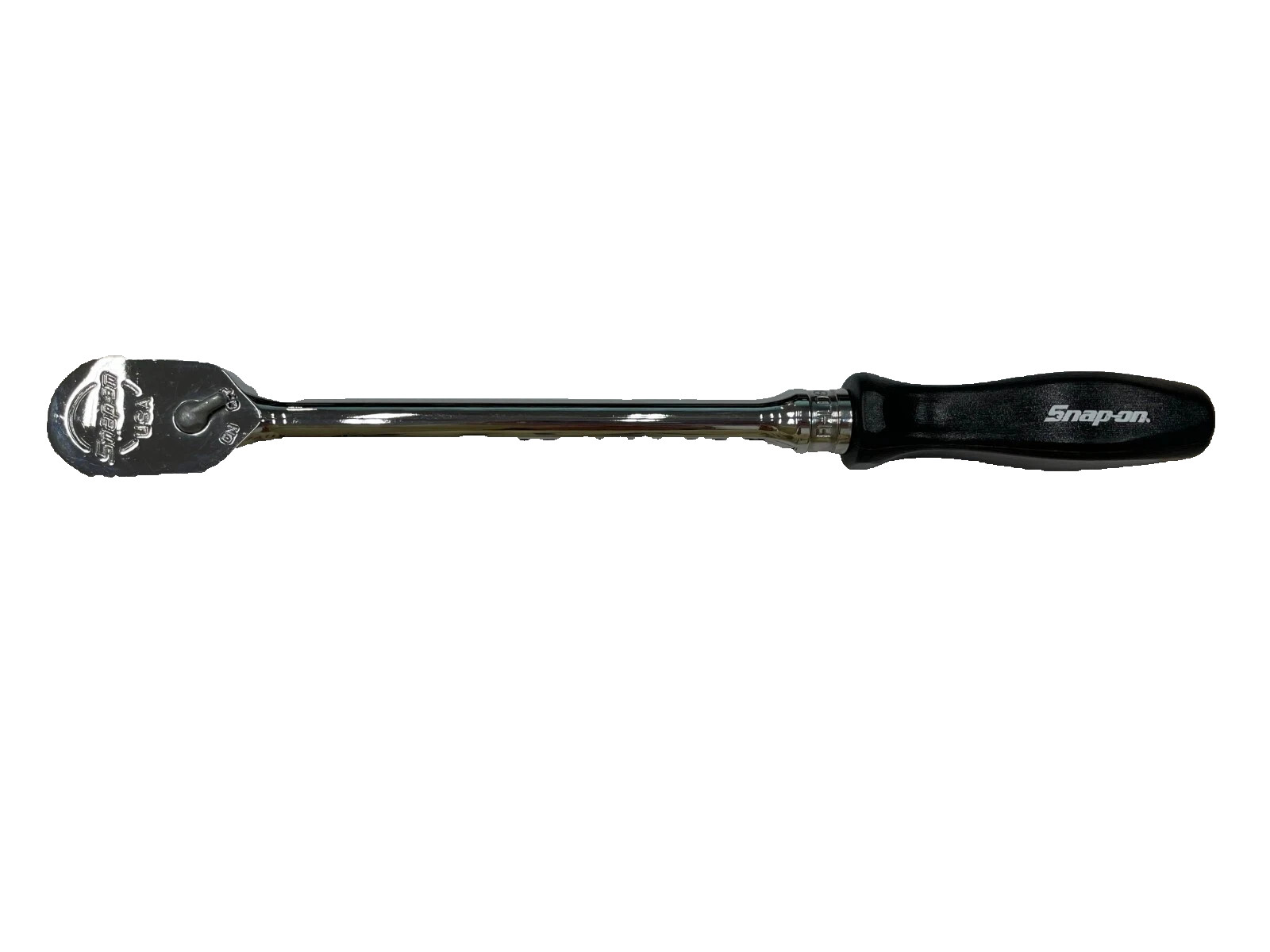 Snap-on 3/8″ drive BLACK Hard Handled Long Ratchet FHLD80 USA NEW