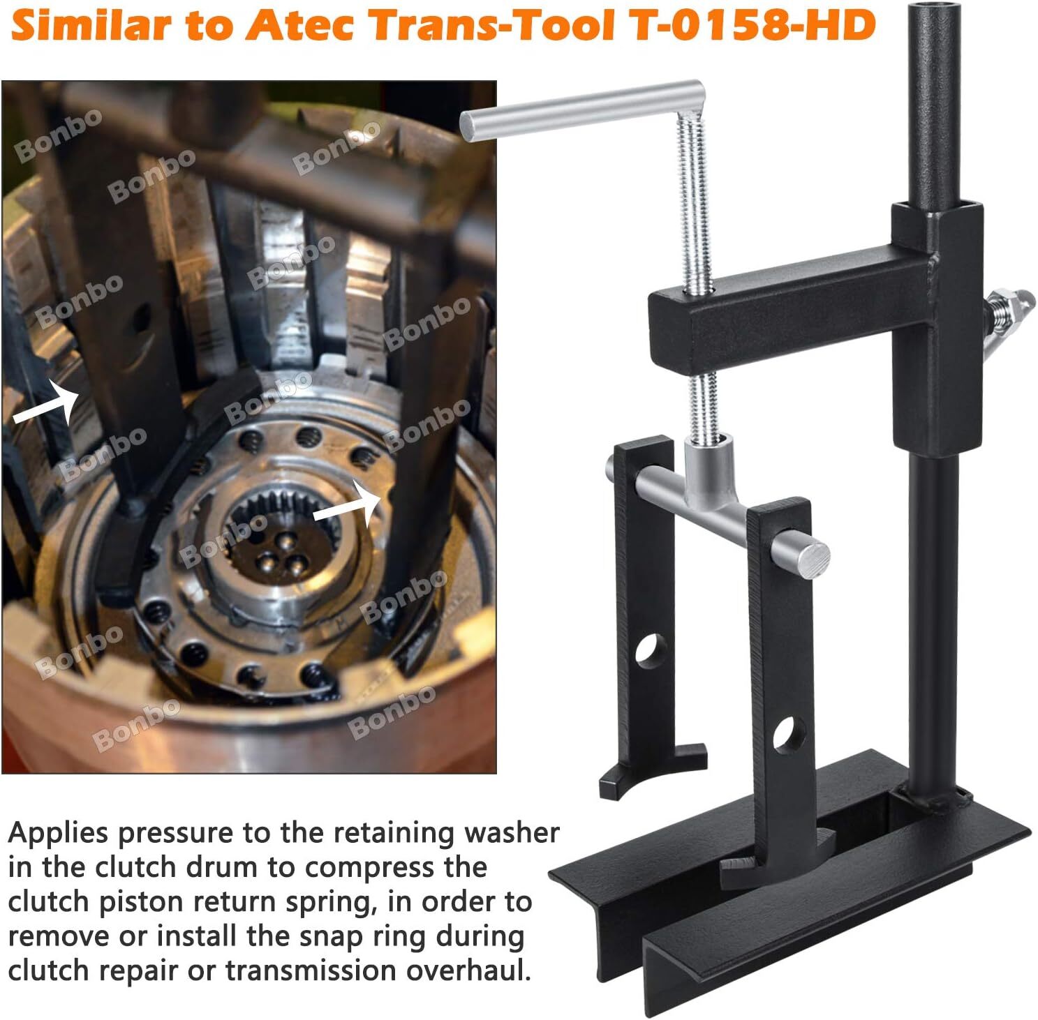 Universal Clutch Drum Spring Compressor Transmission Tool for Ford Chrysler GM