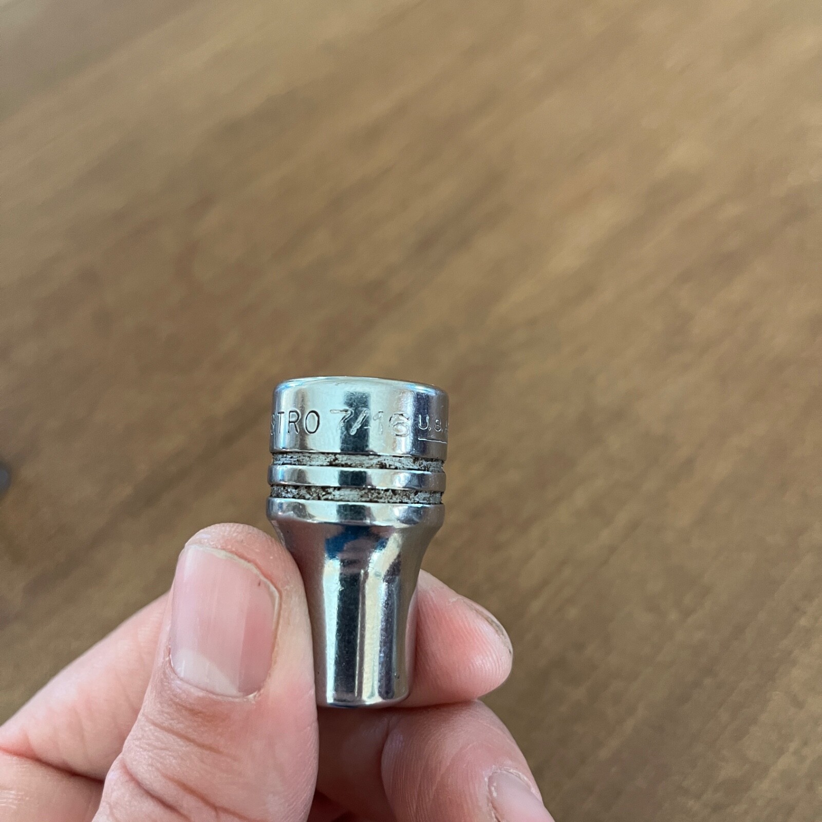 Indestro Super 9/16″ & 7/16” Shallow Chrome Socket 1/2″ Drive 1218 set of 3