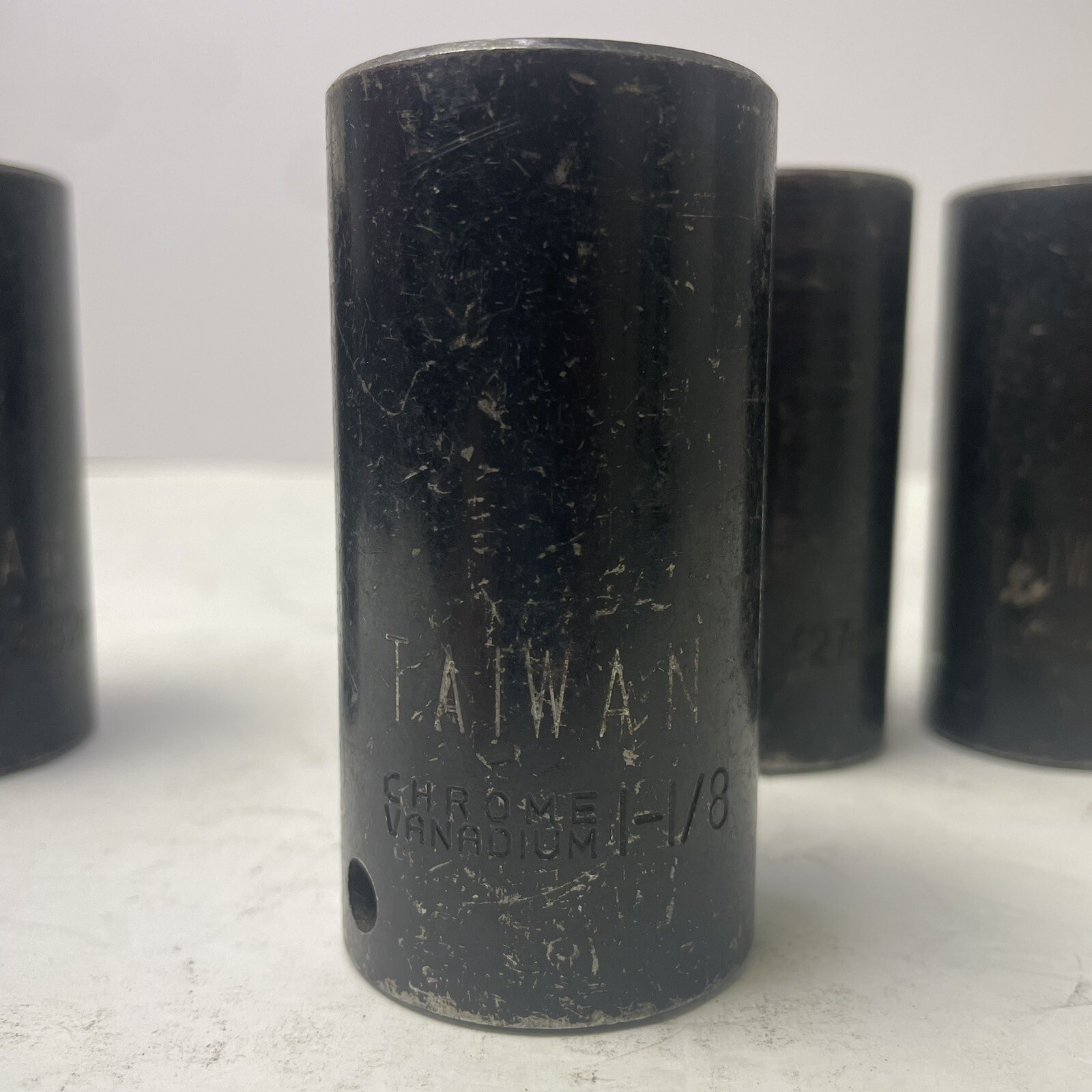 24-32mm Black Impact Socket Set 1/2″ Drive Chrome Vanadium – Heavy Duty Tools