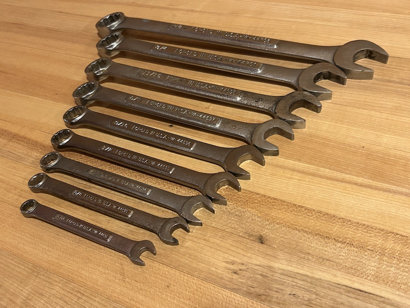 Craftsman USA | 9pc SAE 12 Point Combination VA Wrench Set (5/16” – 7/8”)