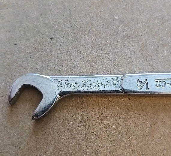 Snap On 15/64″-1/4″ SAE 15°60° Offset Open End Ignition Wrench USA DS1516