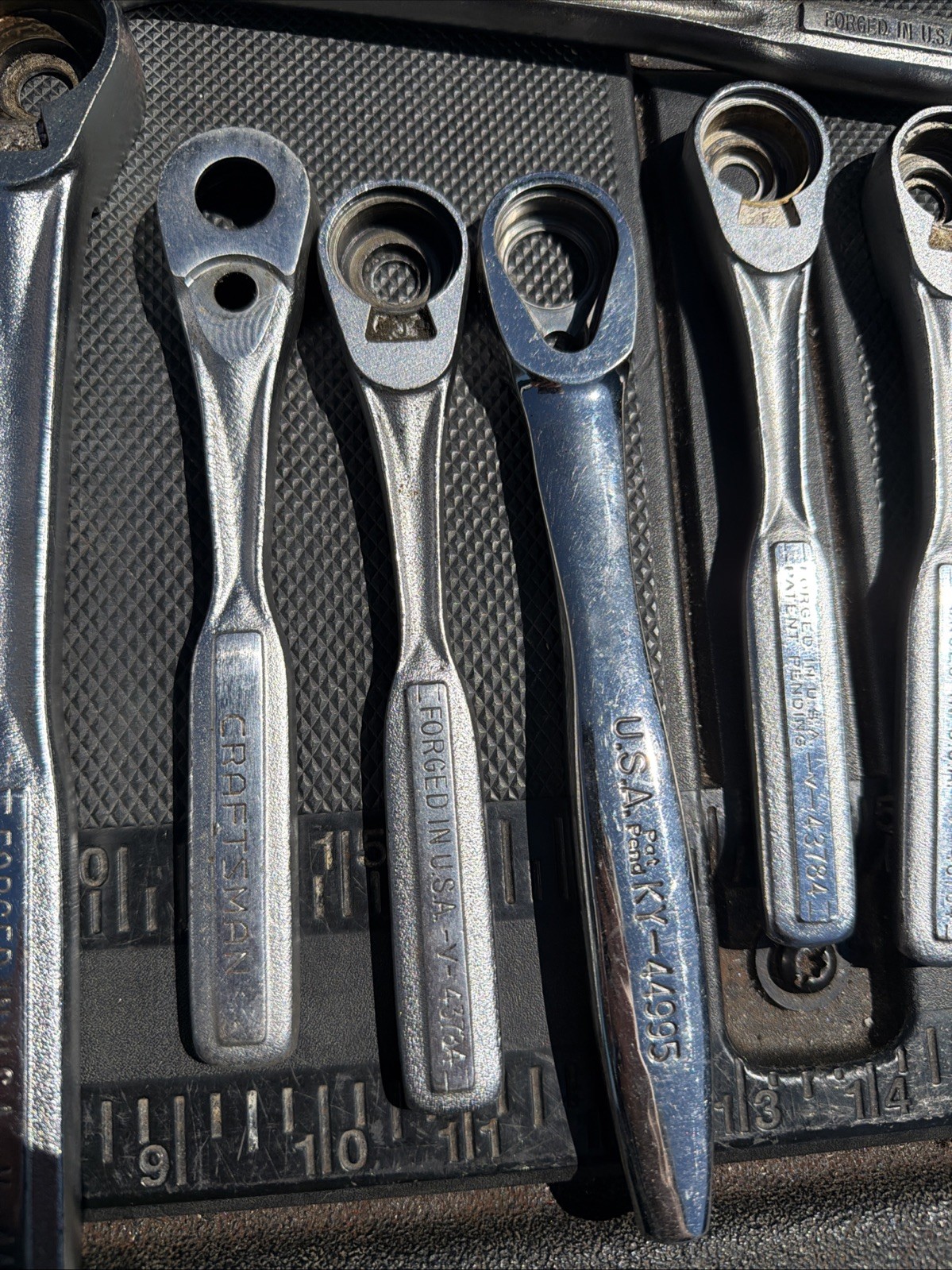 (13) Sears Craftsman Ratchet Bodies ONLY NO GUTS 1/2” Drive 3/8” & 1/4” Plus Flx