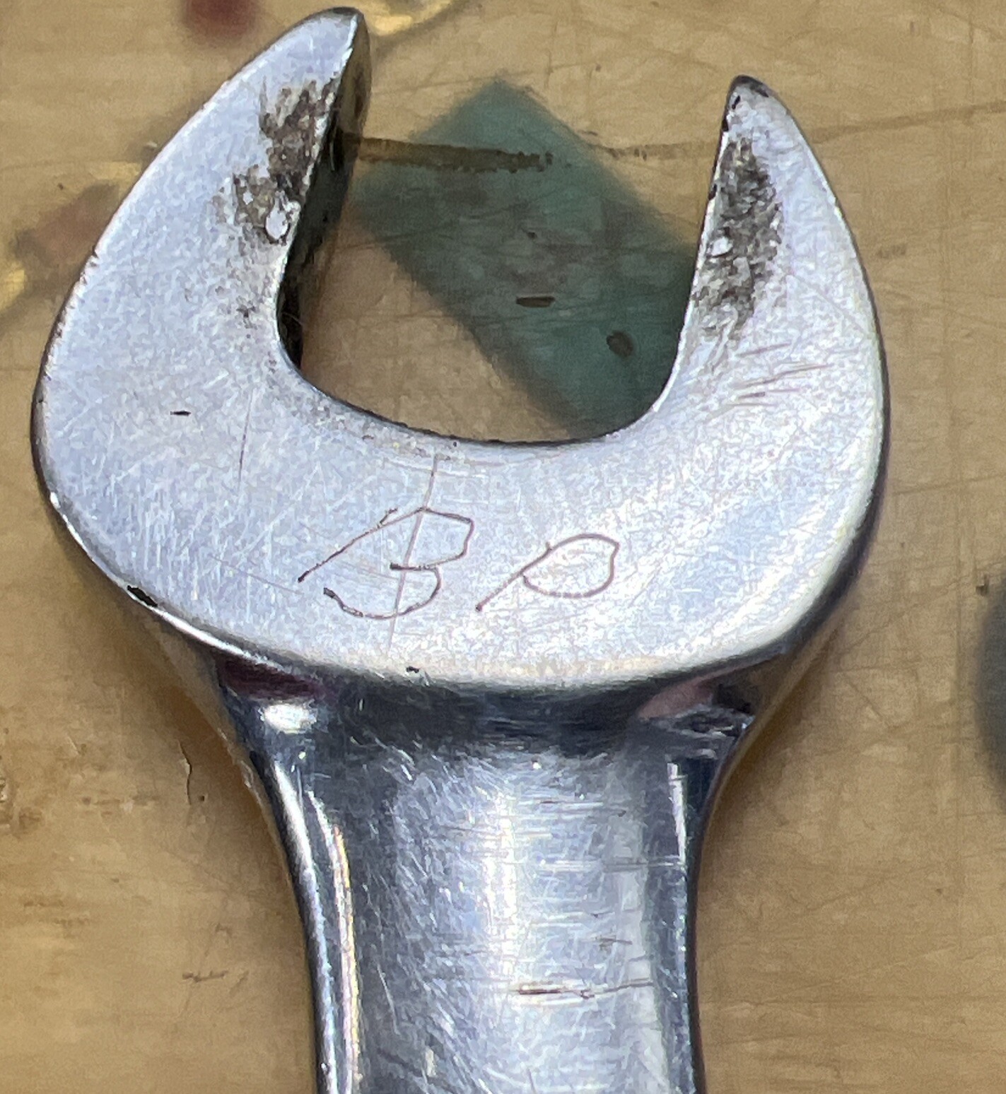 Snap On Tools OEX180 9/16” 12 Point SAE Short Combination Wrench USA VTG