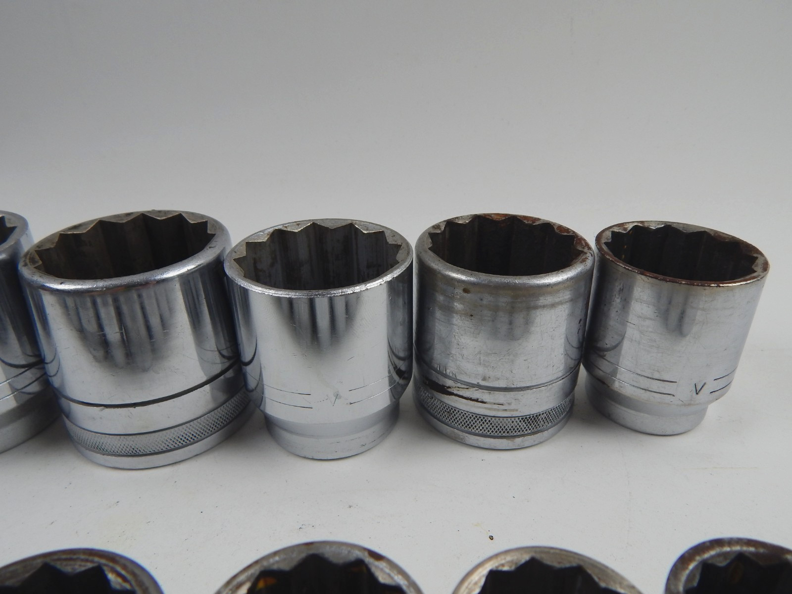 Vtg Craftsman Circle K & -V- Series 3/4″ Drive 20pc Socket Set Ratchet Extension