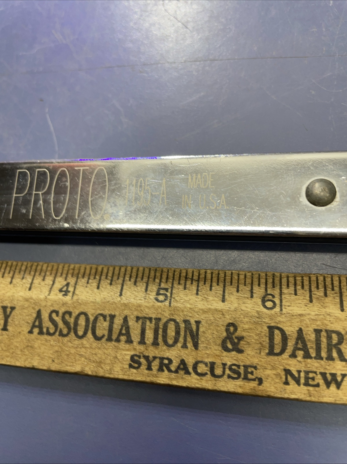 PROTO 1195-A 3/4” X 7/8” RATCHETING BOX WRENCH