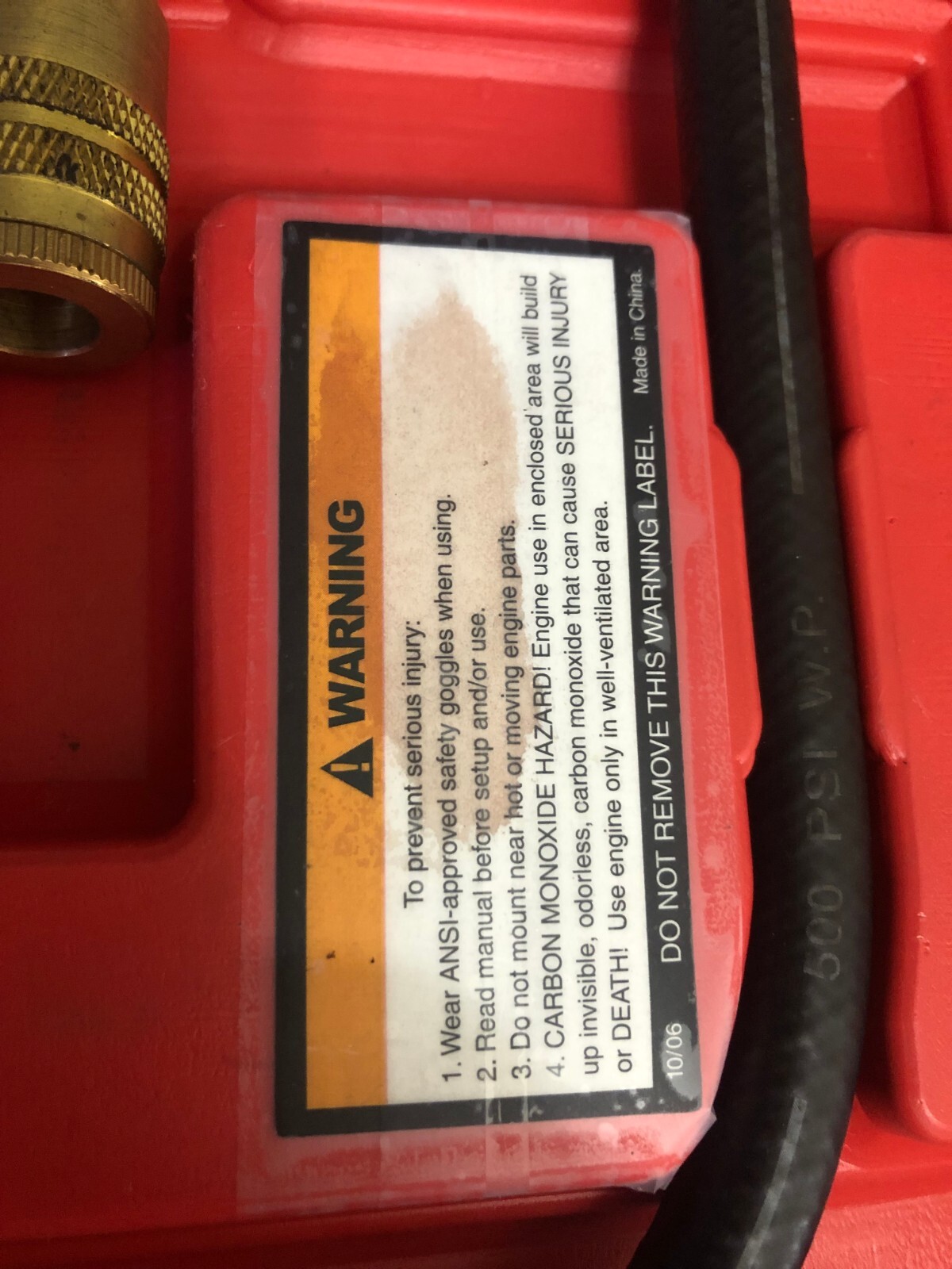 US GENERAL Universal Disconnect Compression Gauge Set 95187/ YTP006735 With Case