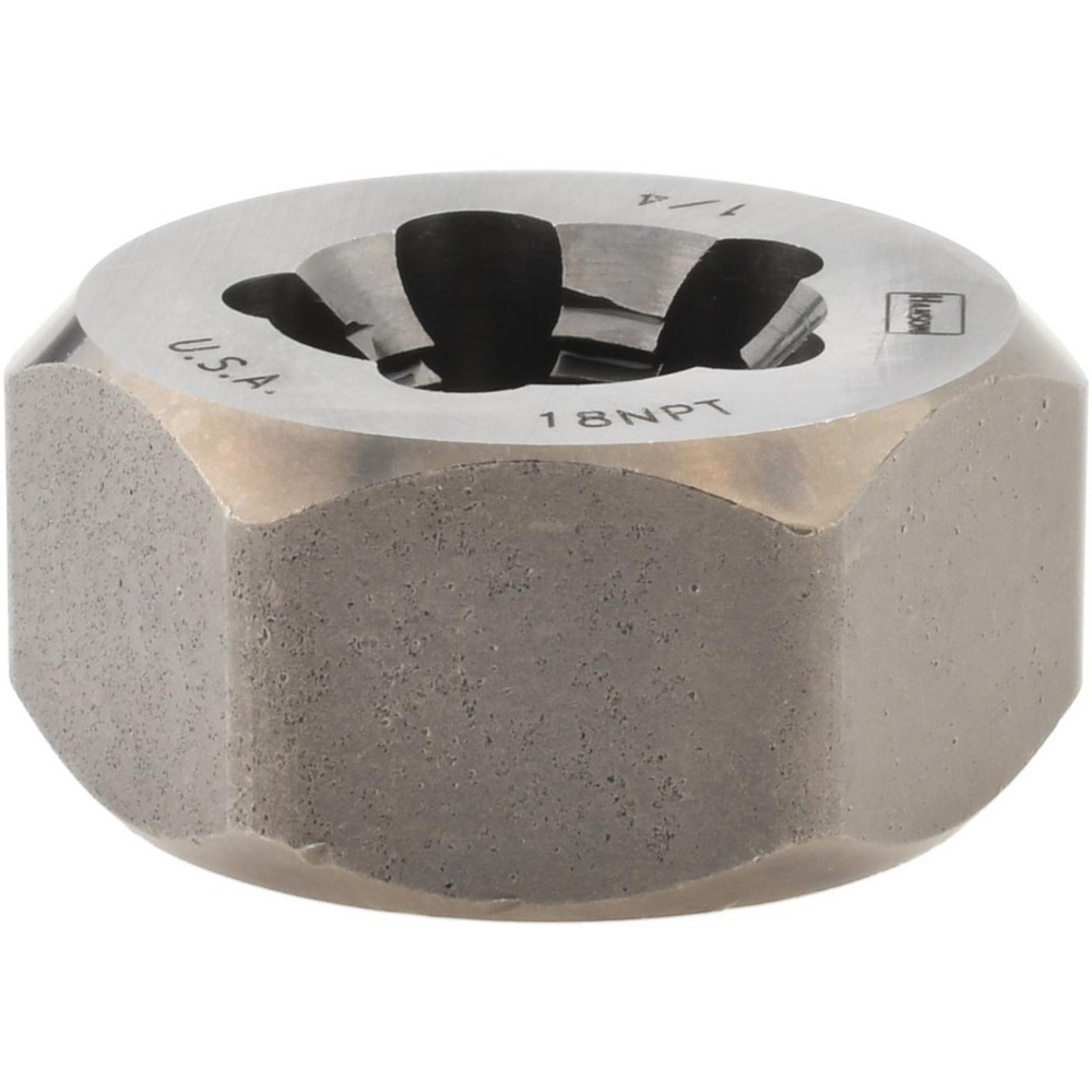 1/4 -18 NPT X 1.4″ Hex Pipe Die Nut Irwin Hanson 7403 Carbon Steel Rethread USA