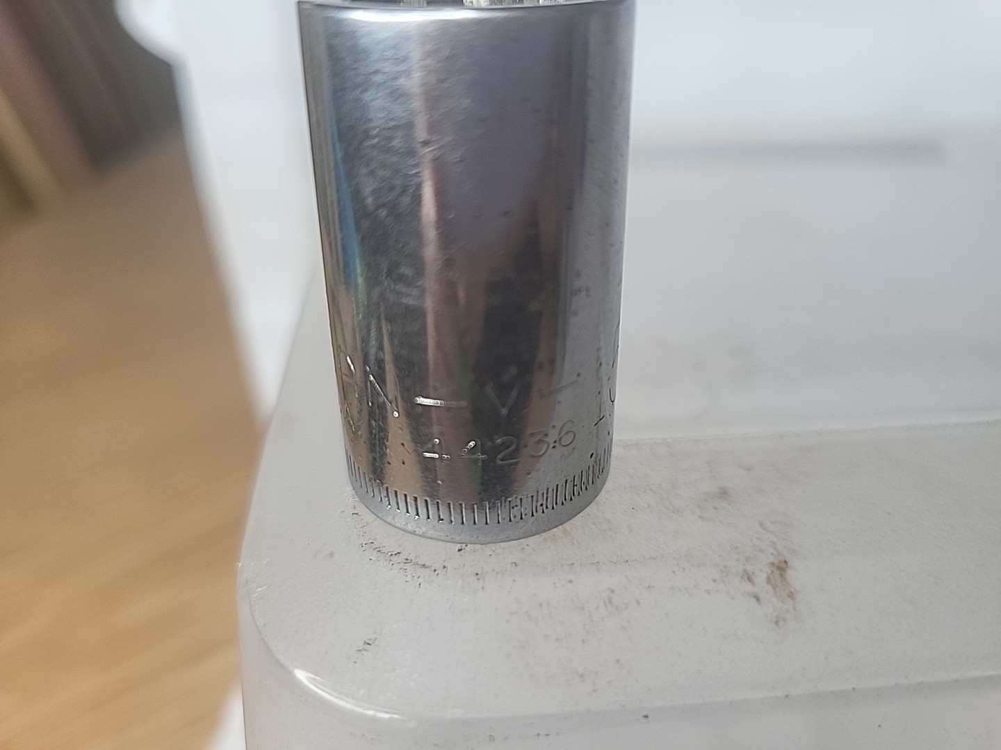 Vintage Craftsman 44236 1/2″ Drive 15 MM 12 Point Shallow Socket Metric V USA
