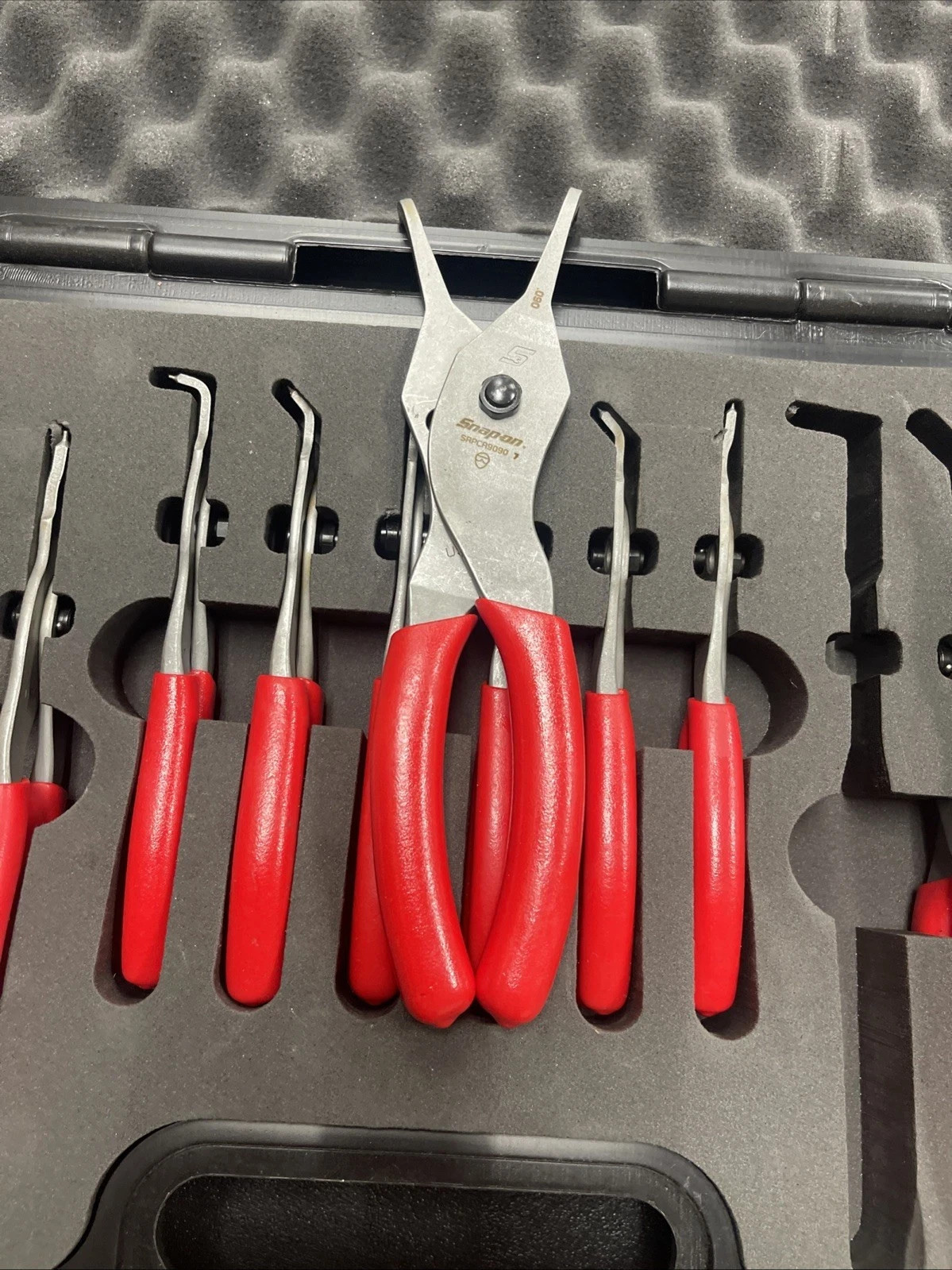 Snap-on 12pc Convertible Retaining Ring Snap Ring Plier Set SRPCR112 in Case NEW